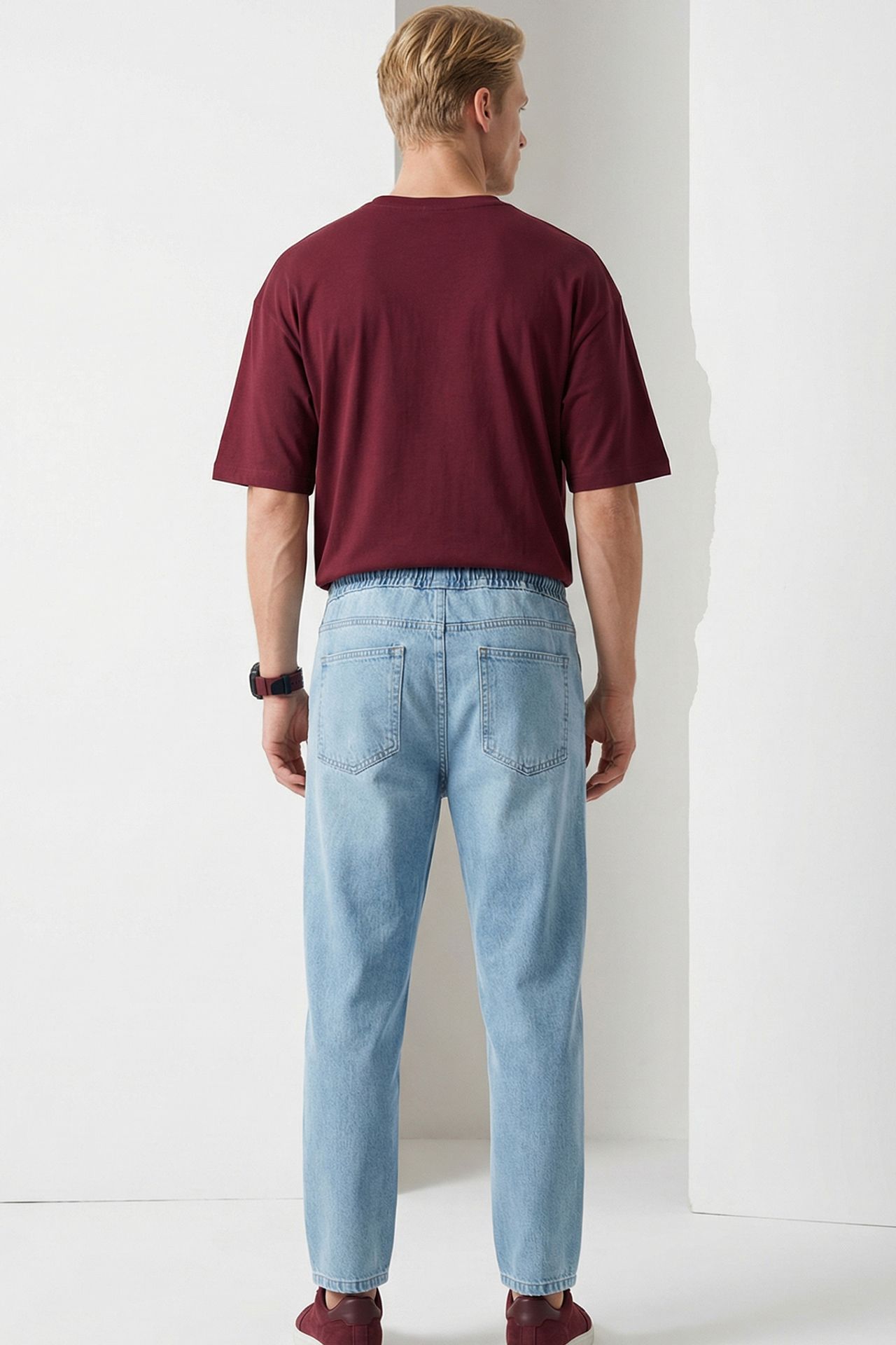 BDART Elastic Waist Denim Pants 5