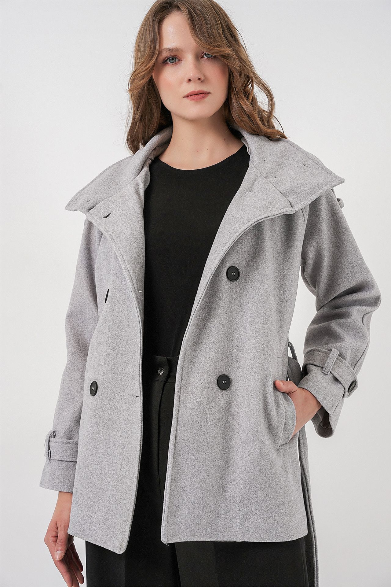 BDART Textured Gabardine Buttoned Coat 3