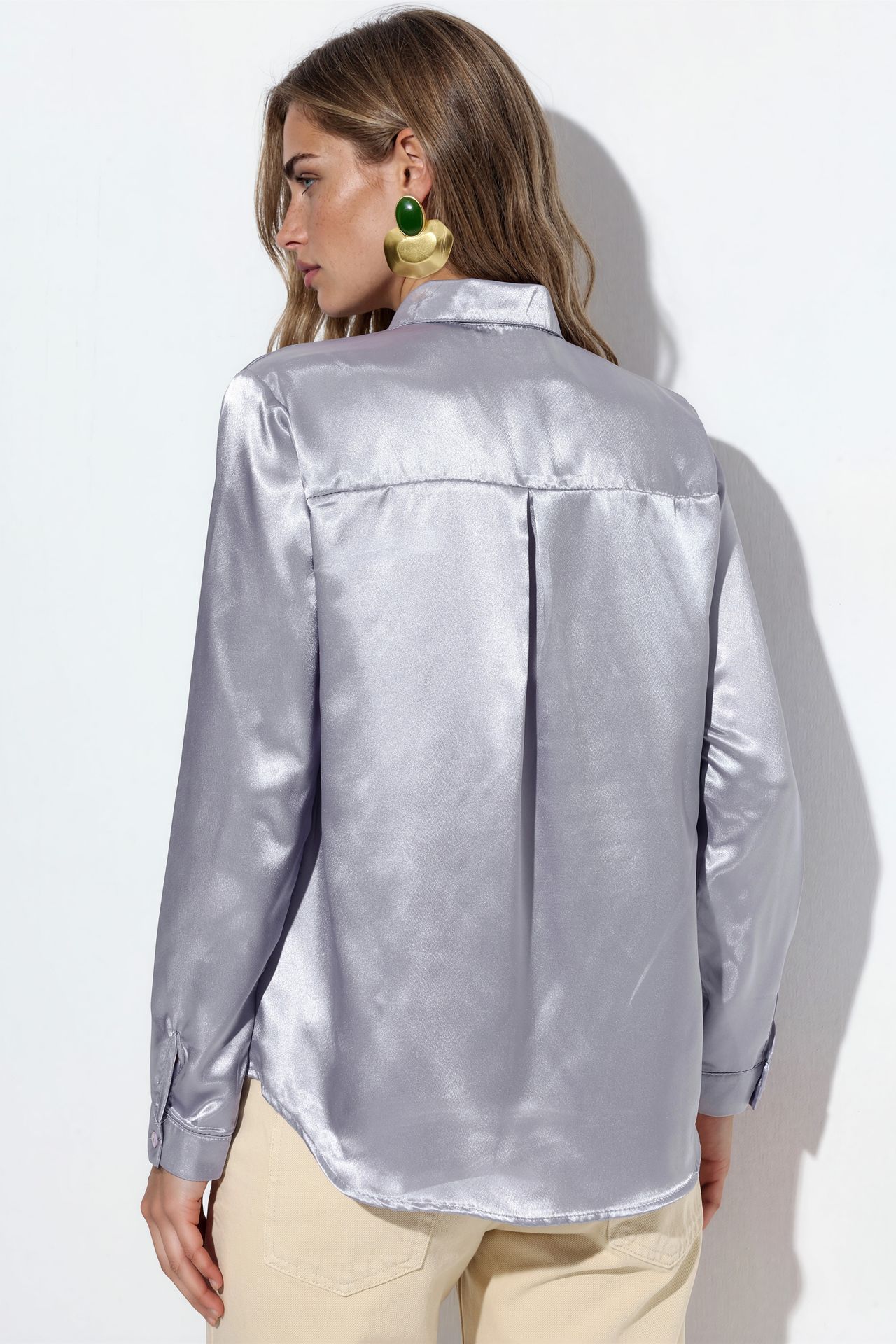 BDART Satin Woven Button Shirt 3