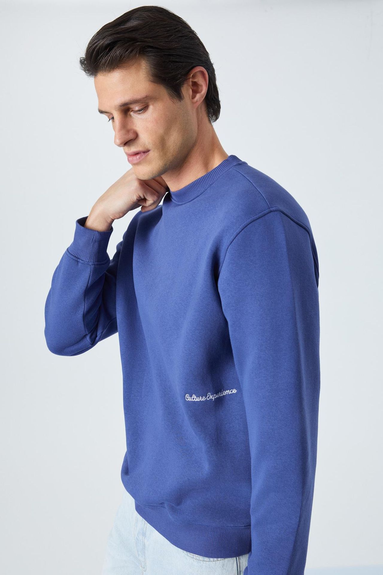 GRIMELANGE Fitilli Bisiklet Yaka Sweatshirt 4