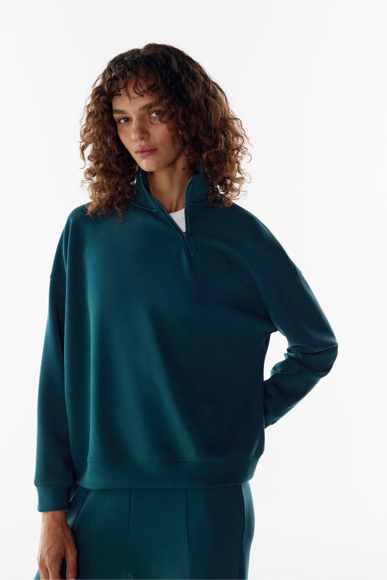 PENTI Modal Half-Zip Sweatshirt 1