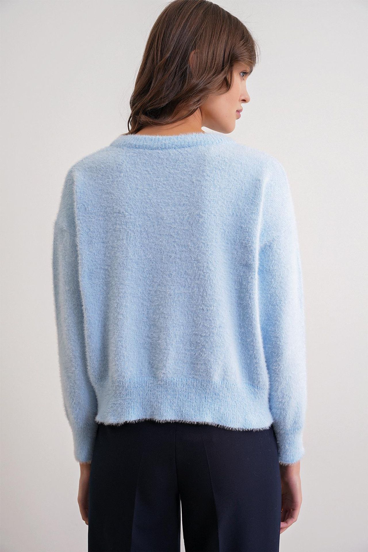 Mixray Oversized Jacquard Button Cardigan 6