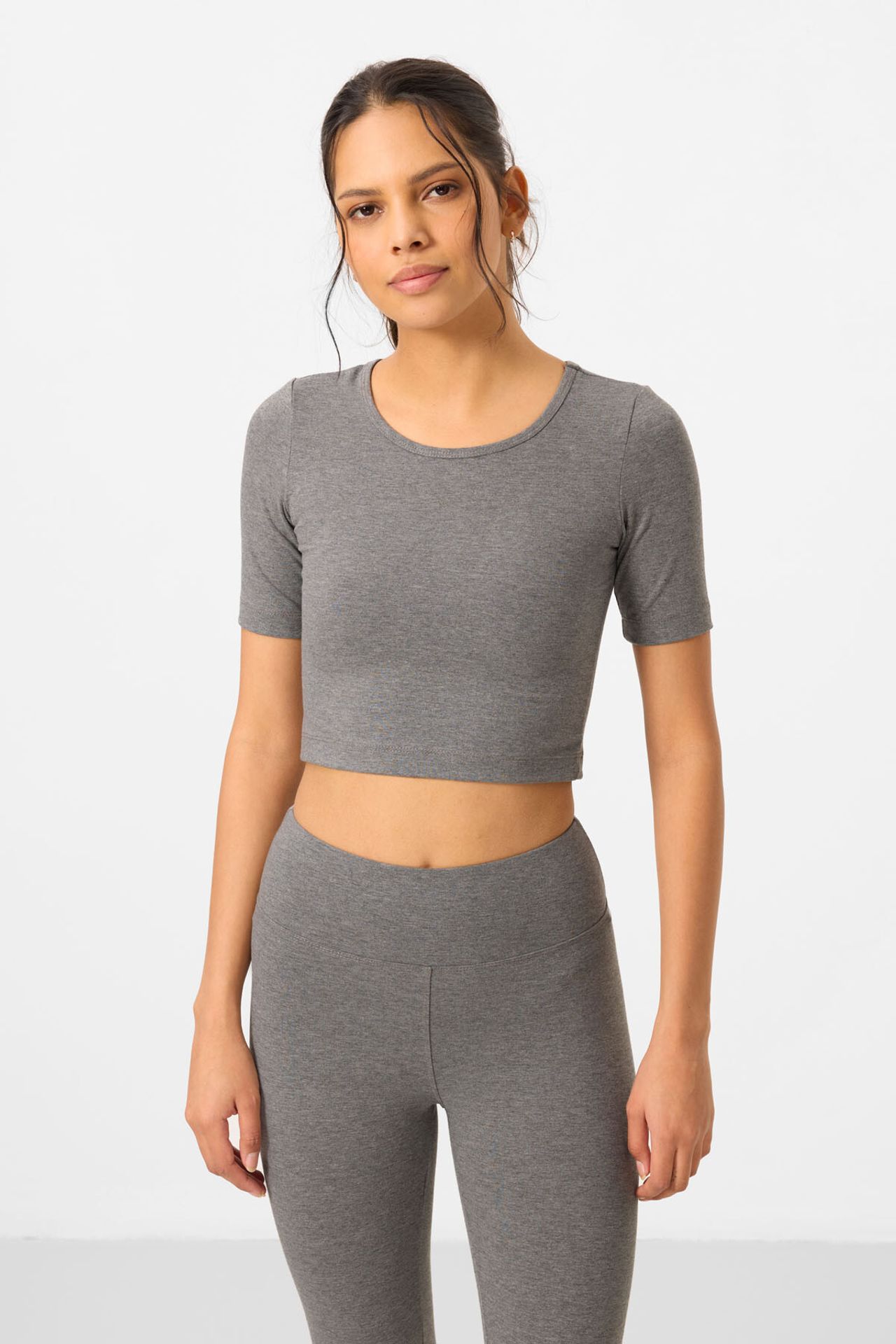 TOMMY Cotton Elastane Capri T-Shirt and Leggings Set 6