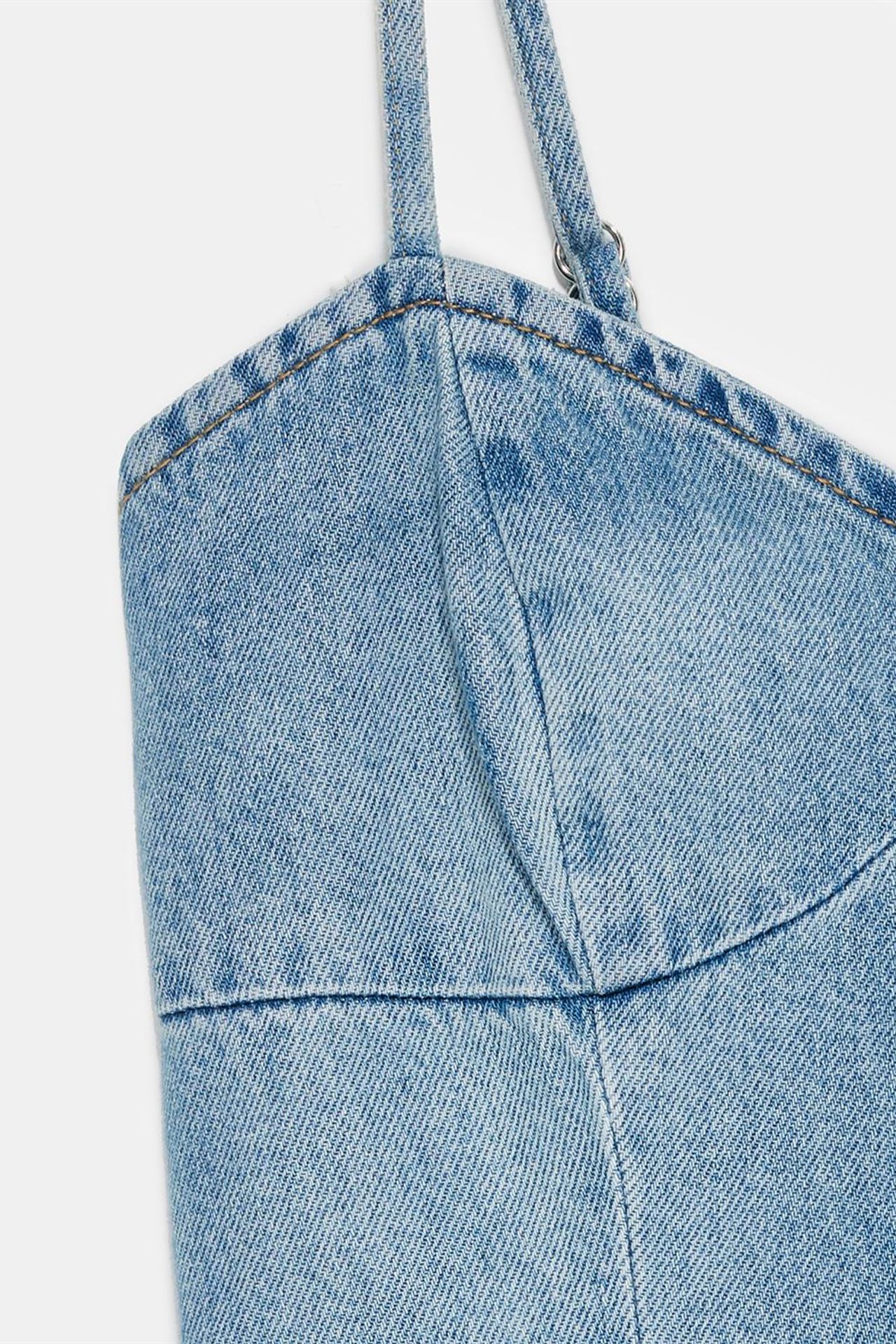 DILVIN Sleeveless Denim Mini Dress 7