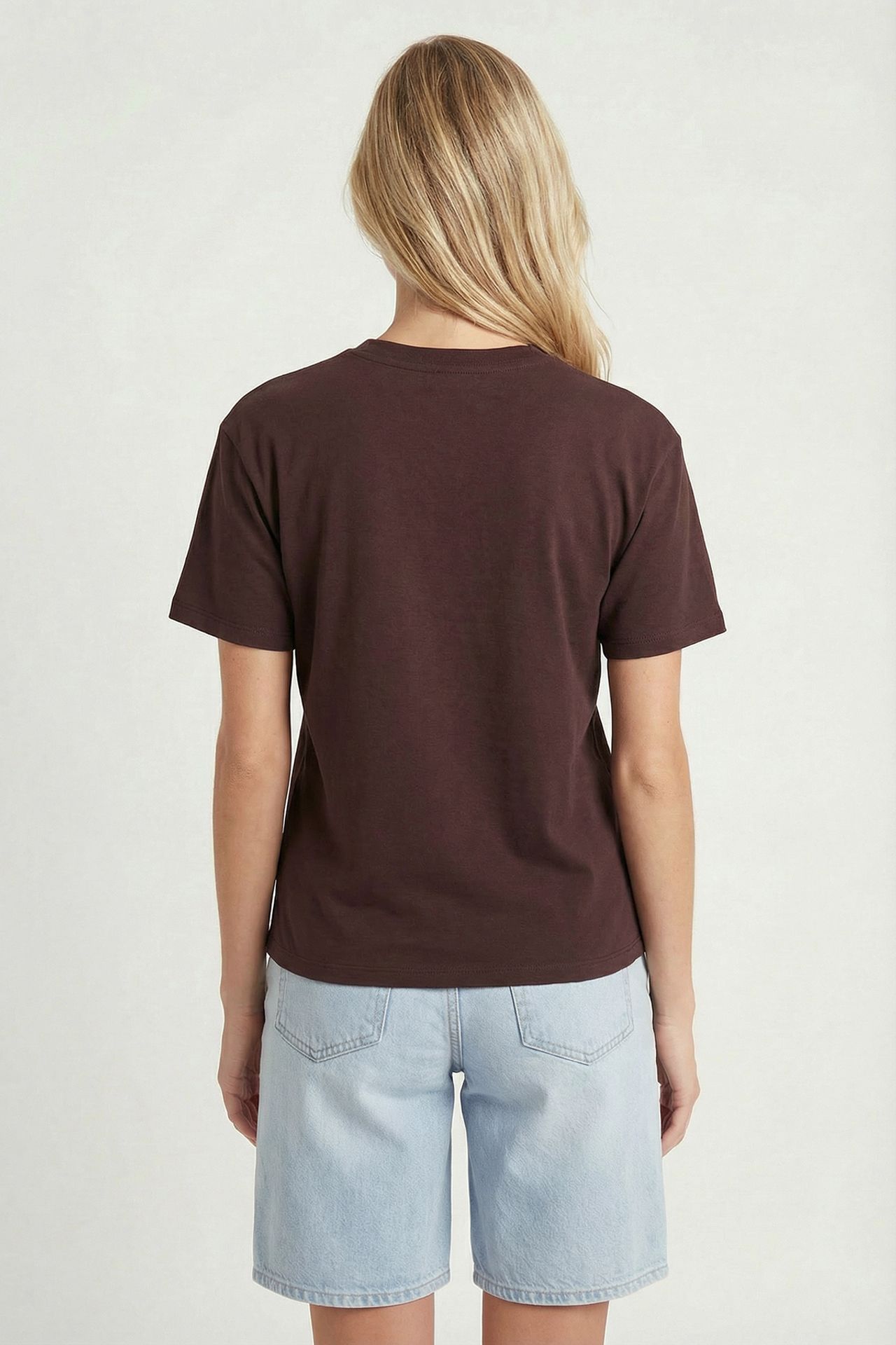ISTANBUL Plain Crew Neck T-Shirt 5