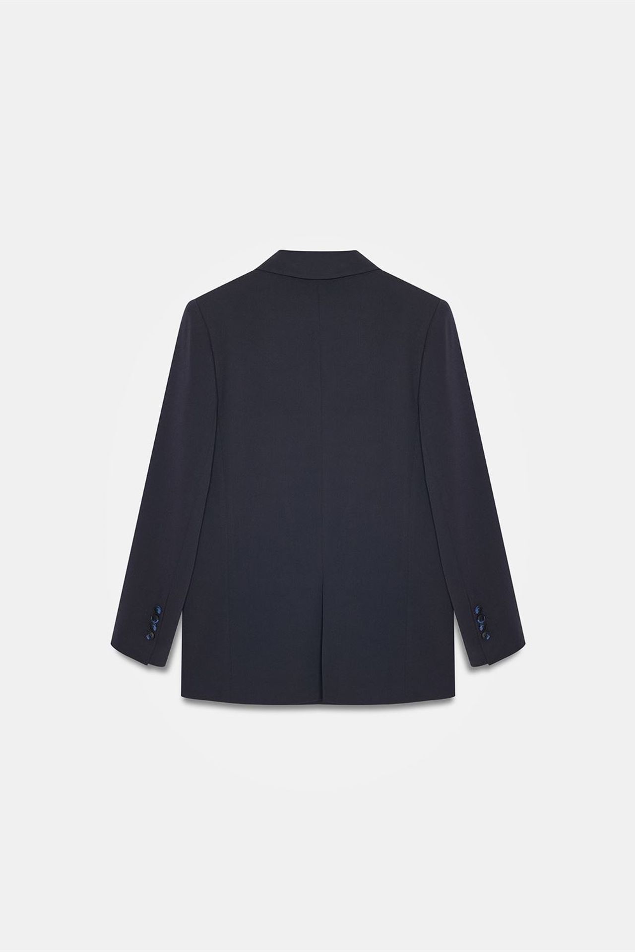 DILVIN Oversized Long Crepe Blazer Jacket 6