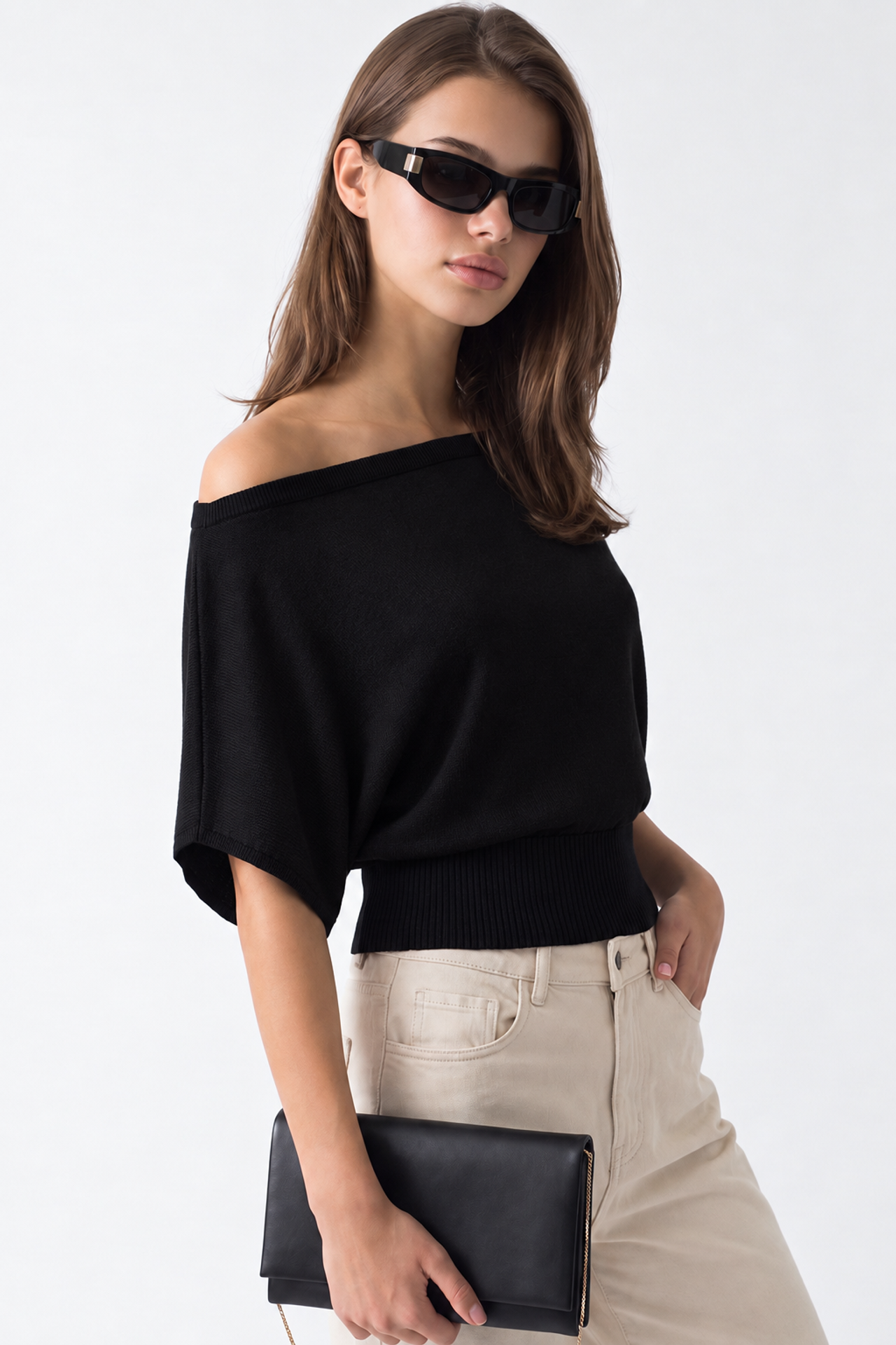 MIXRAY Women's Knit Sweater