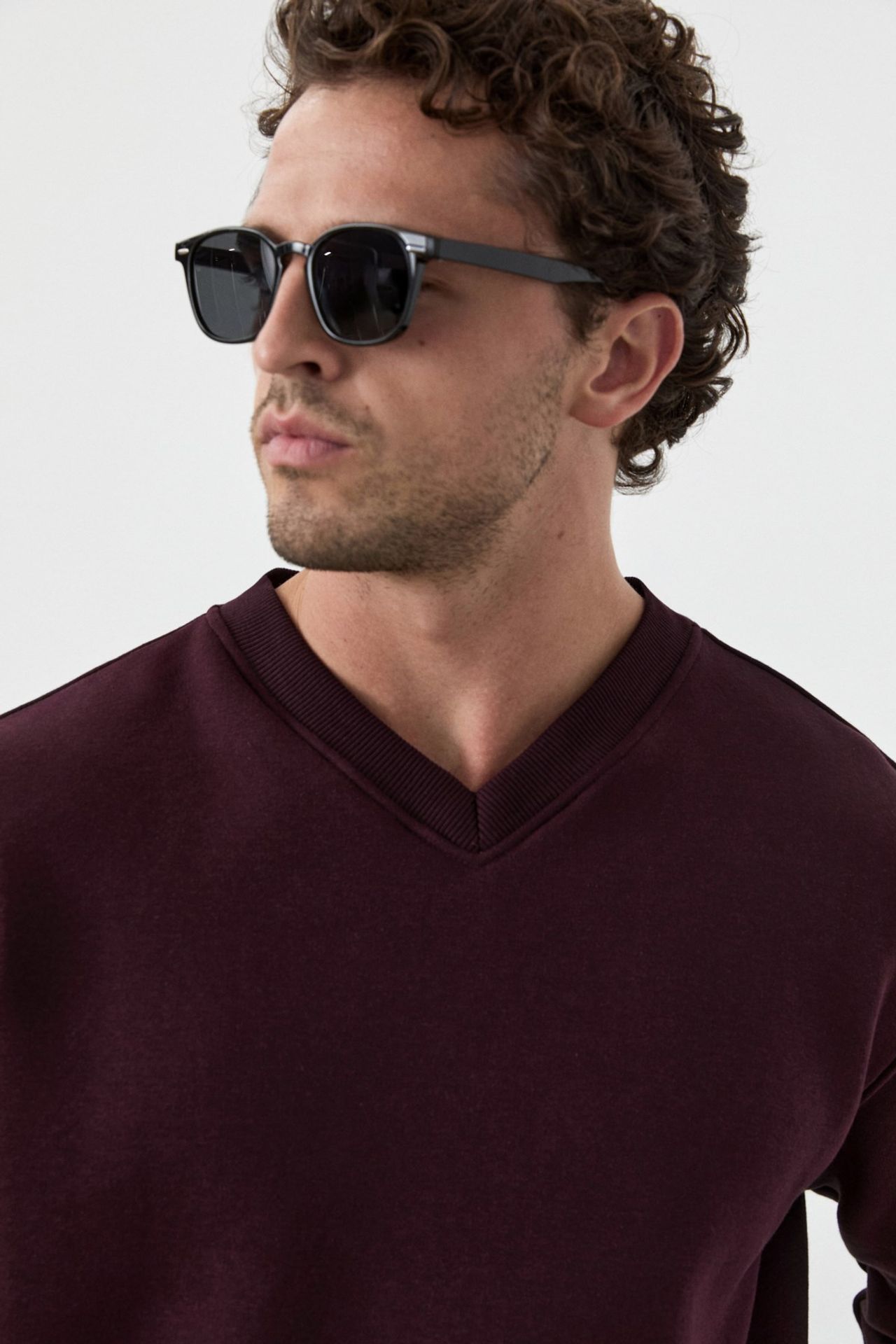 GRIMELANGE Regular Fit Crew Neck Sweatshirt 4