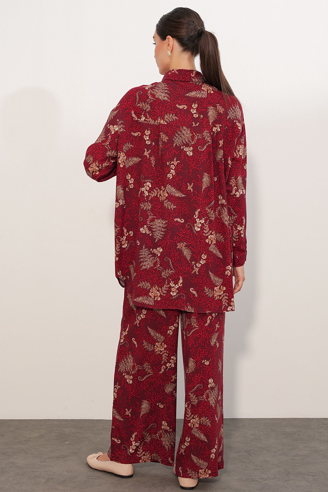 BDART Oversized Floral Shirt Trousers 2-Piece 6