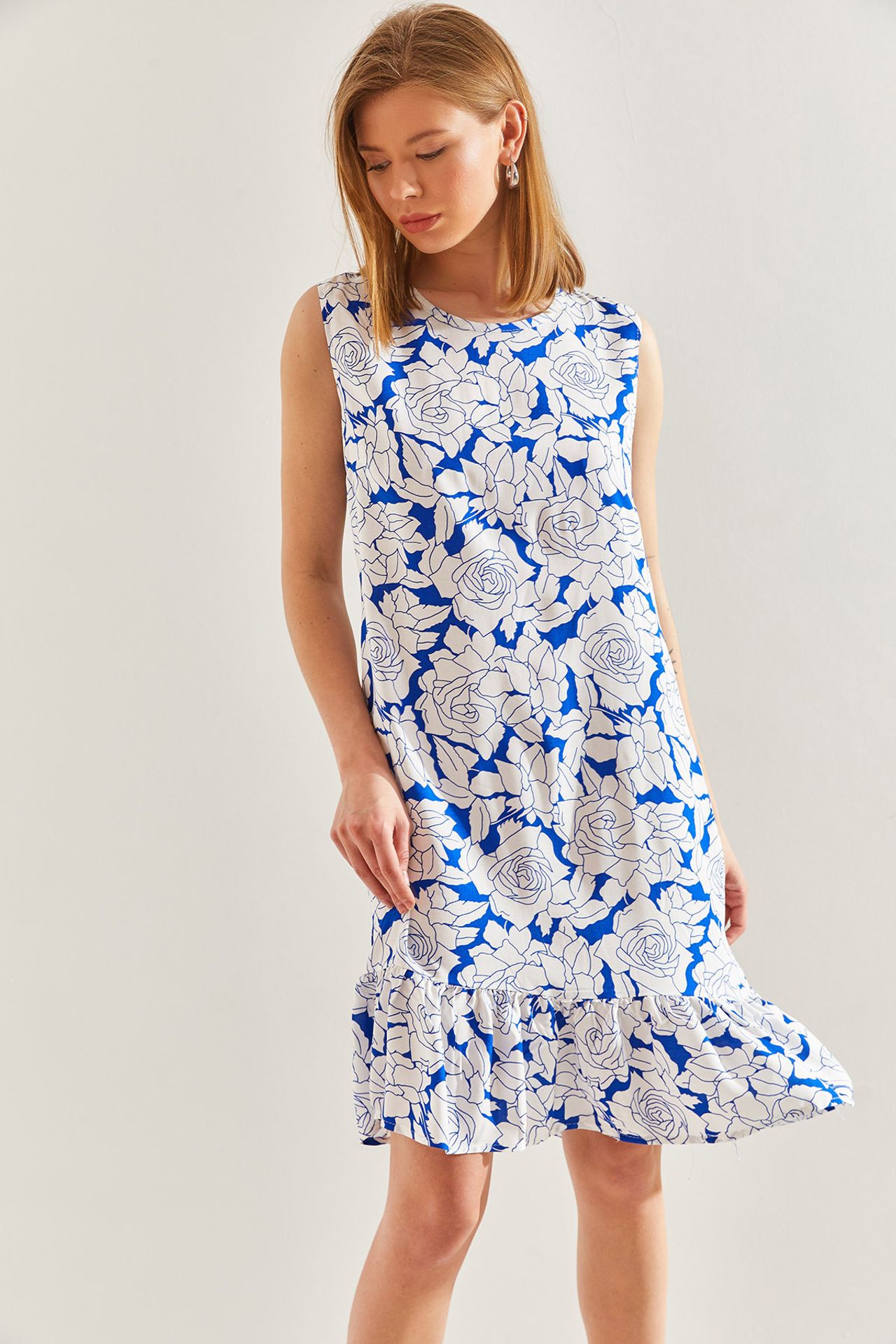 LUCCI Floral A-Form Dress