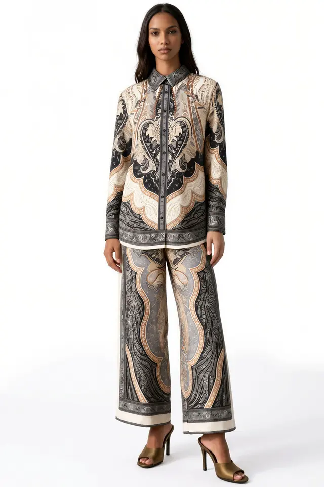 MSN Cotton Viscose Two-Piece Coord