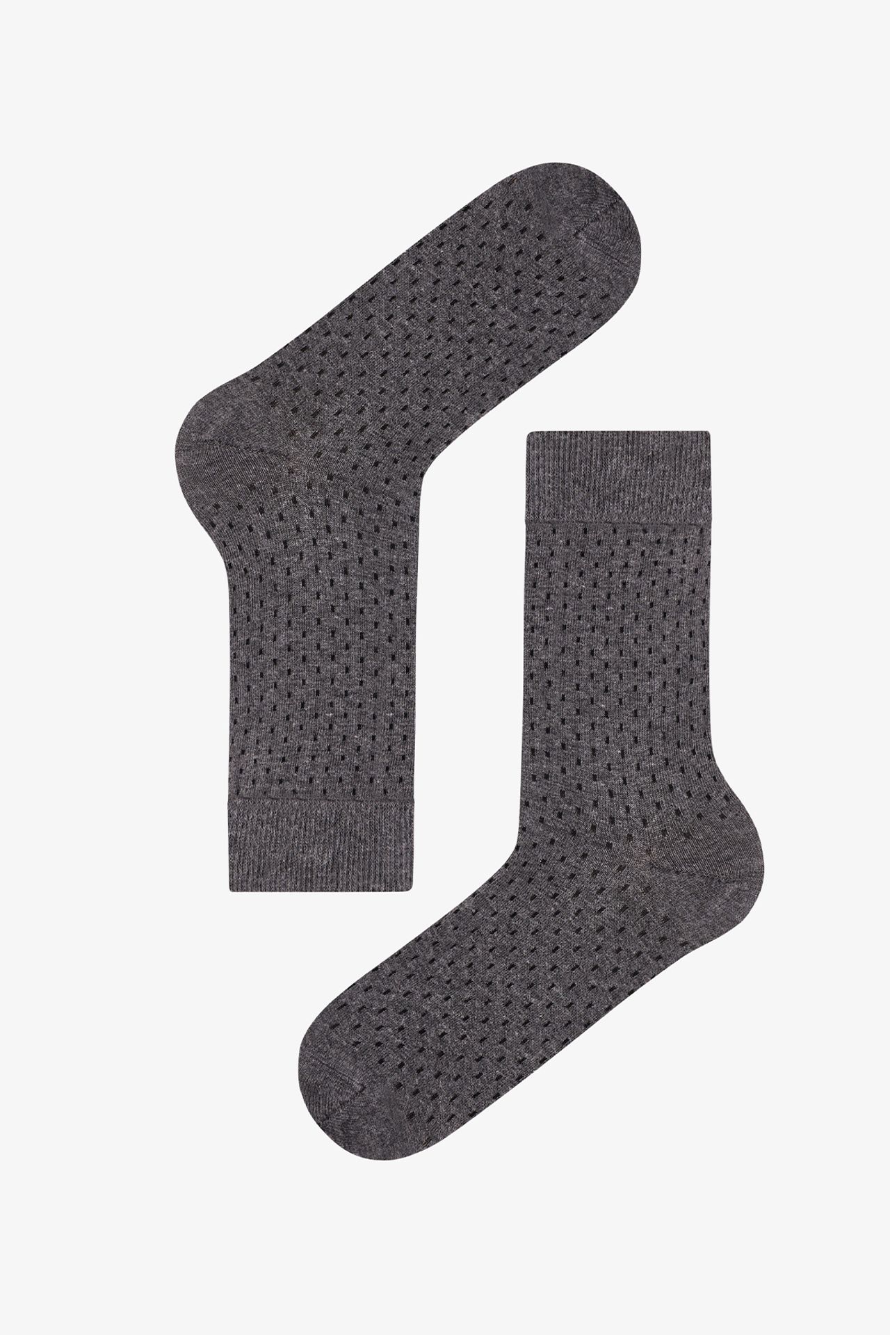 PENTI Men's Contrast Cotton 2-Pack Crew Socks 3