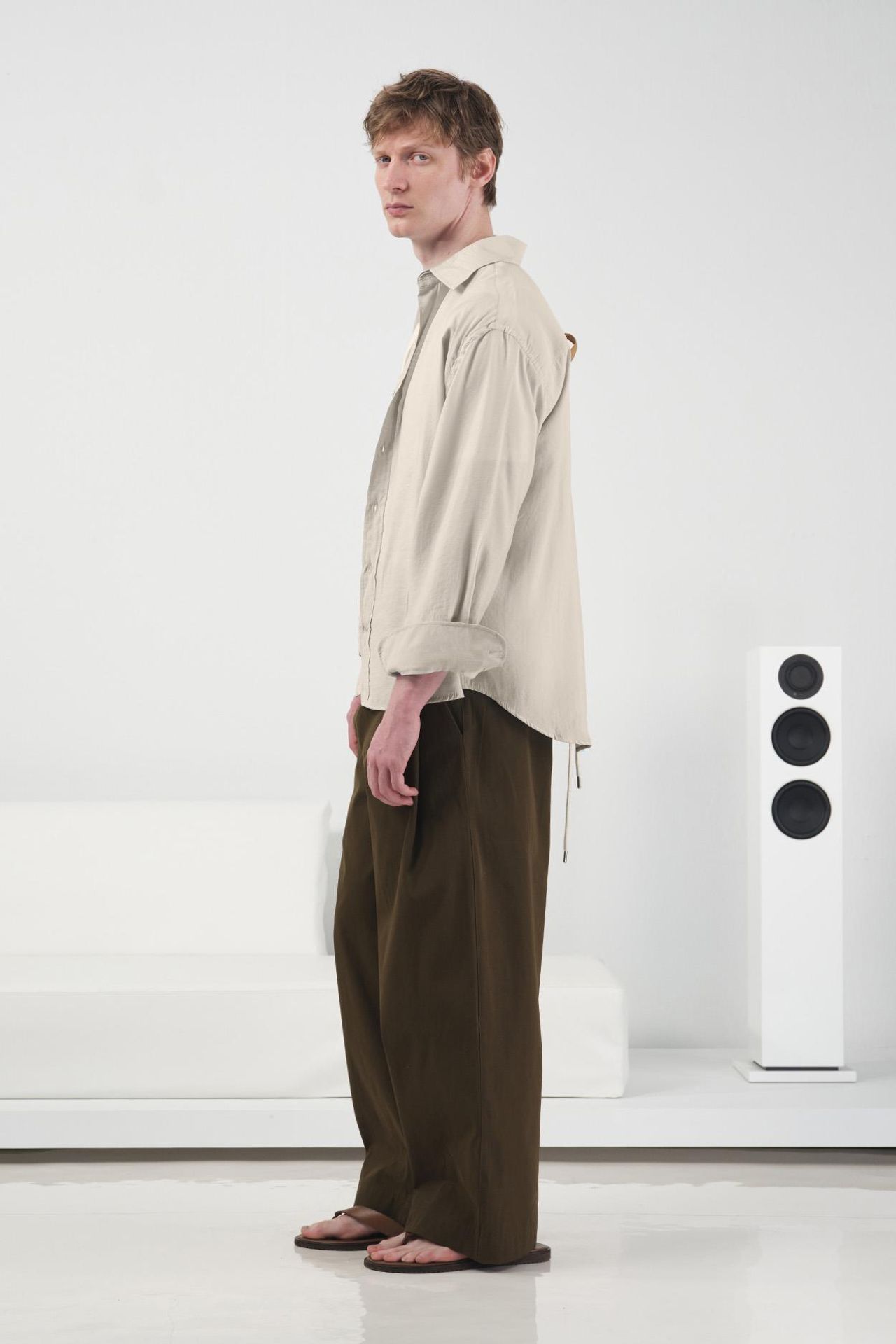 GIESTO Oversized Long Sleeve Button Shirt 5
