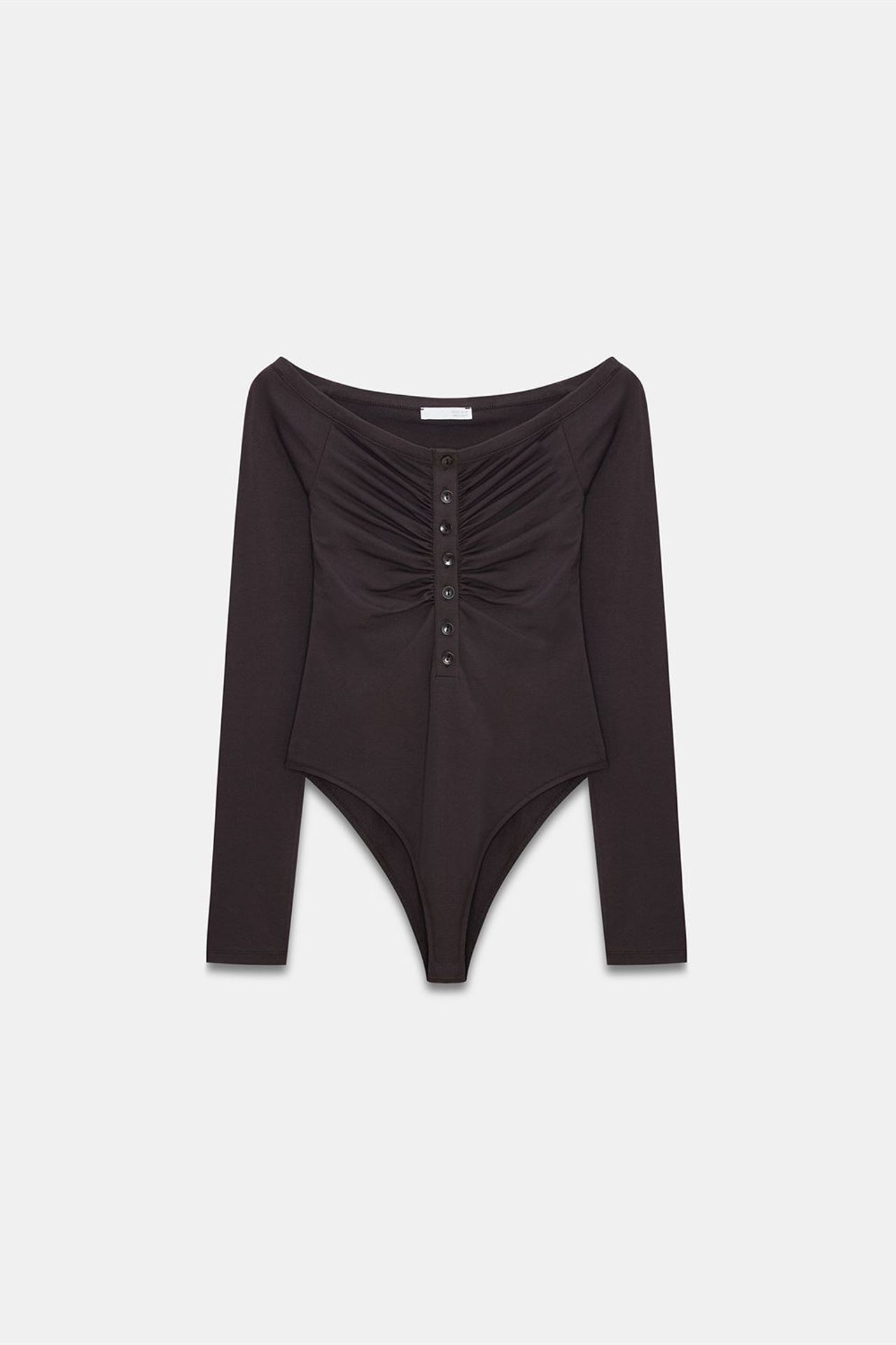 DILVIN Kayık Yaka Slim Fit Body Bluz 5