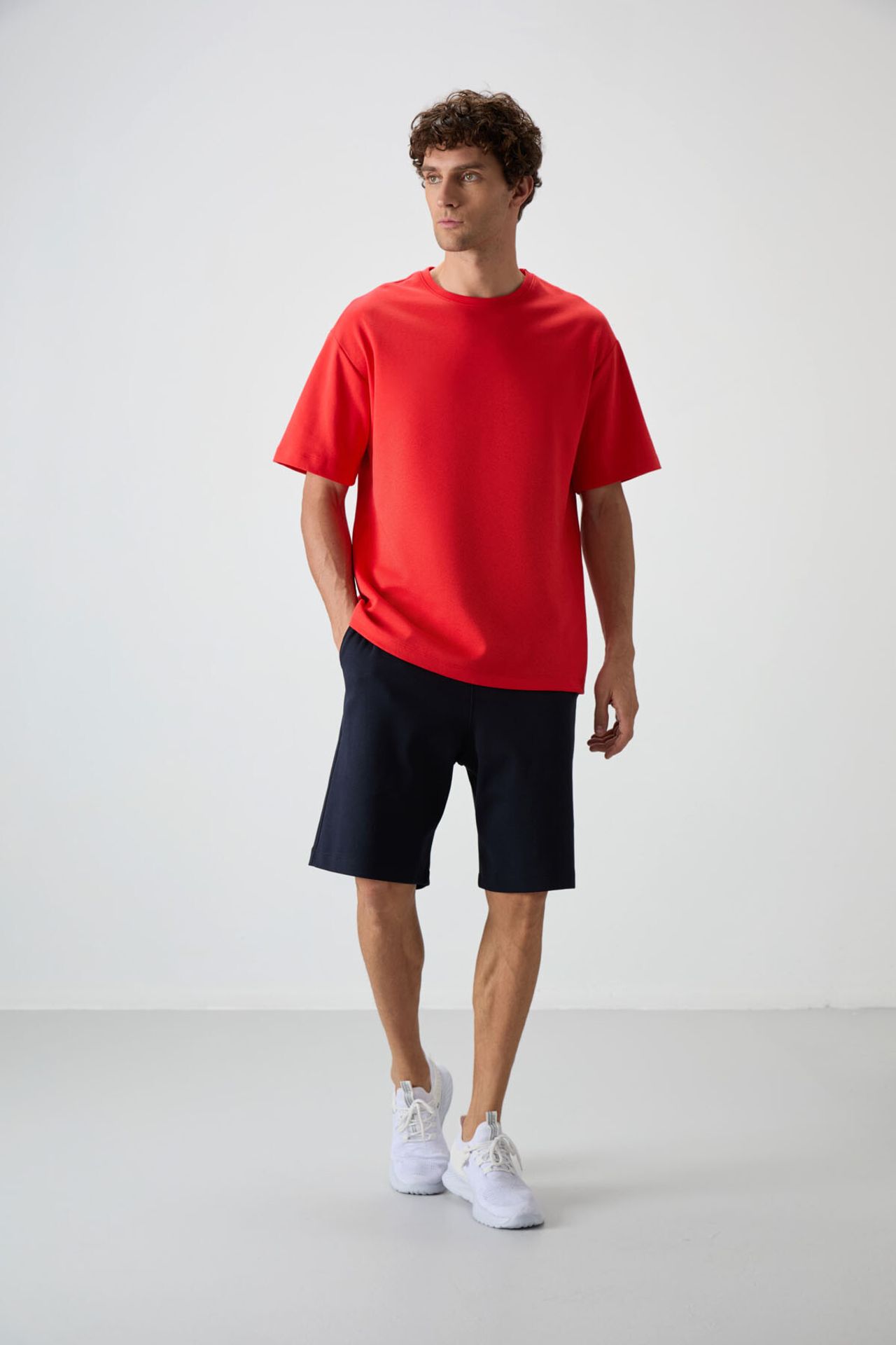 TOMMY Oversized T-Shirt And Shorts Set 1