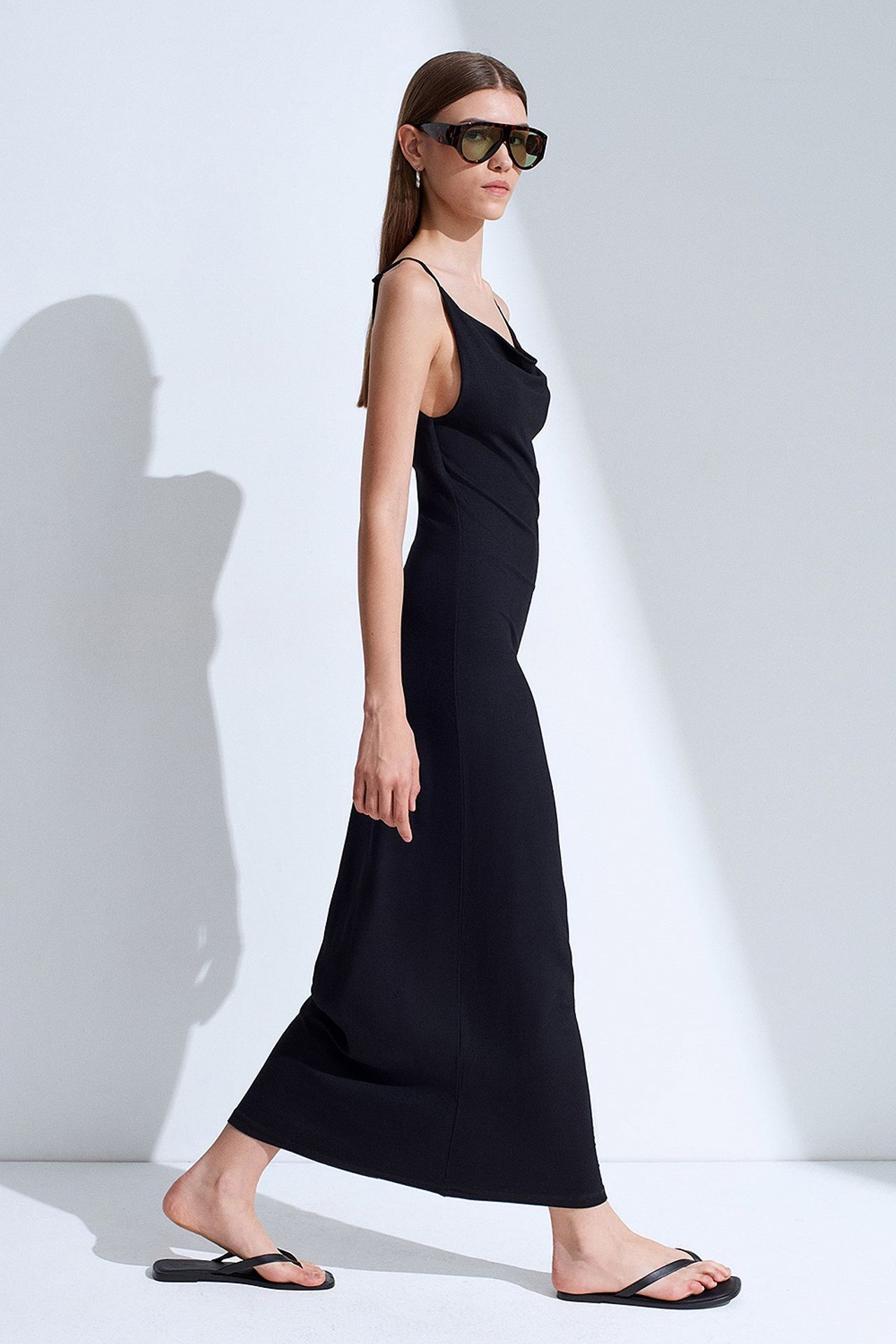 DILVIN Sleeveless Midi Slip Dress 4
