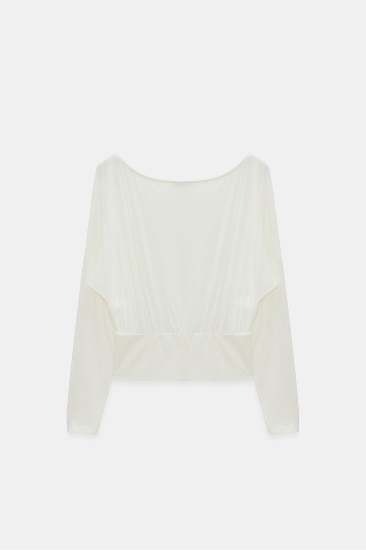 DILVIN Women's Relaxed Boat Neck Long Sleeve Blouse 7