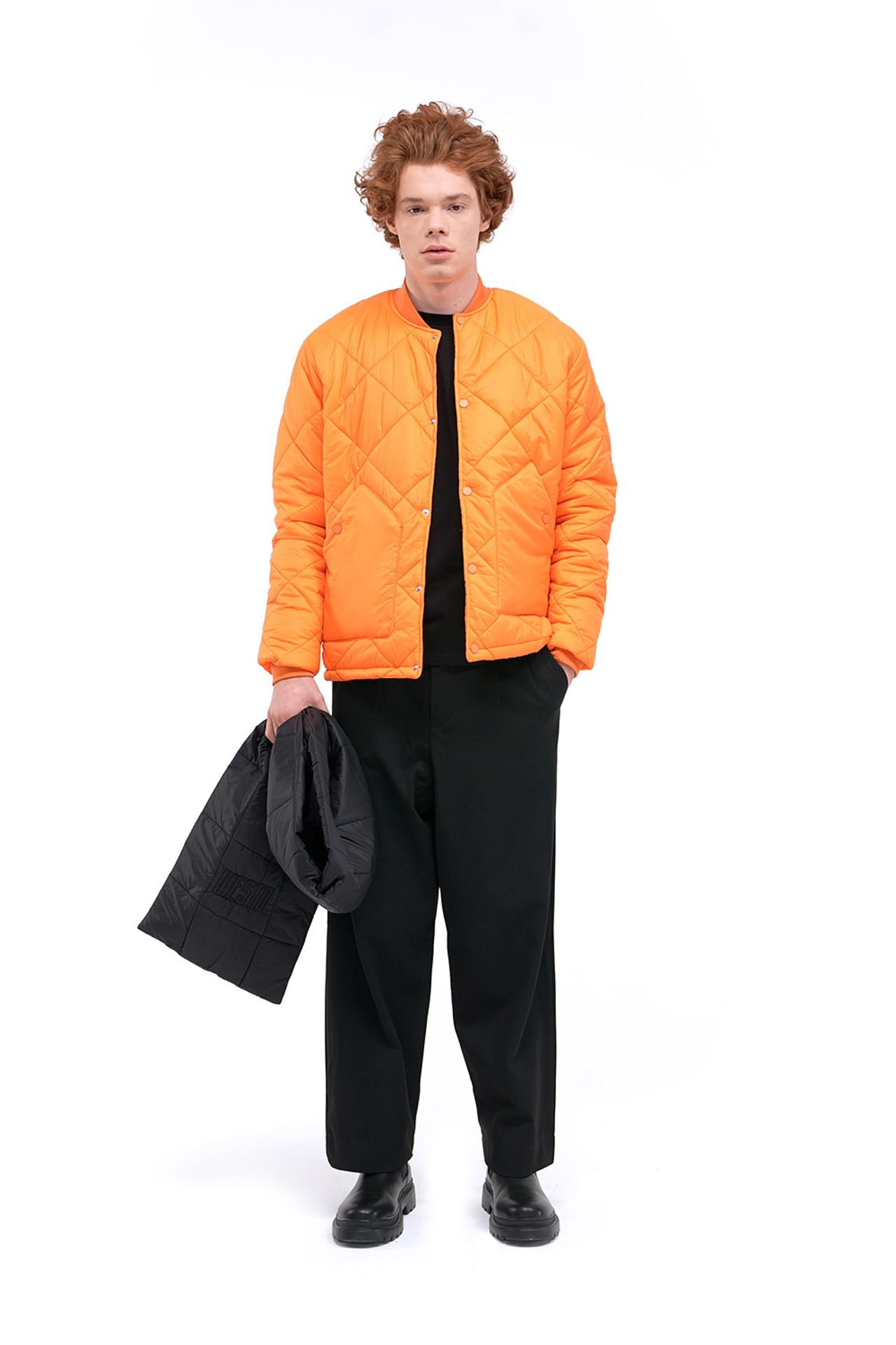 GIESTO Men's Textured Puffer Jacket 4