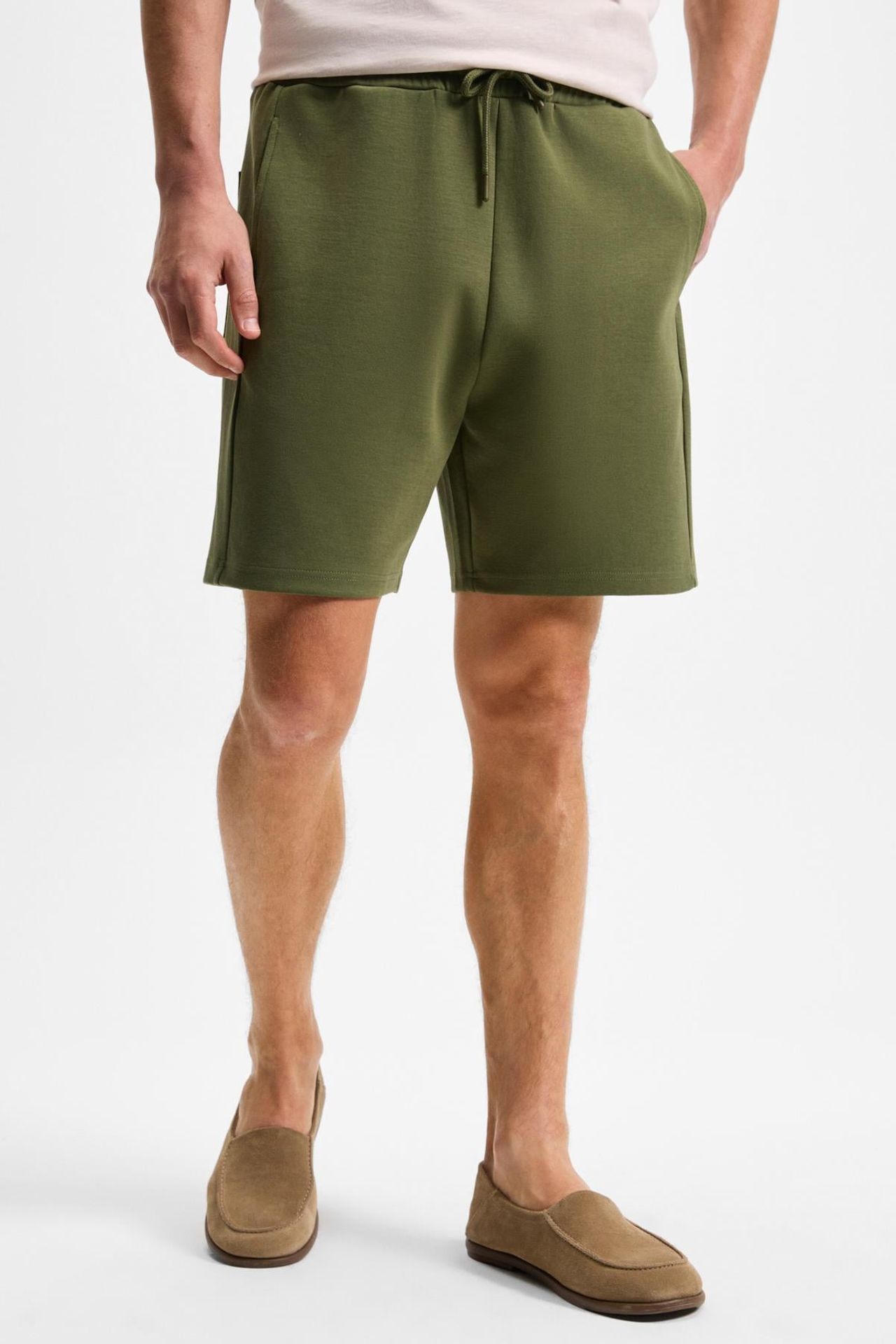 GRIMELANGE Pull-On Straight-Leg Cotton Shorts 2