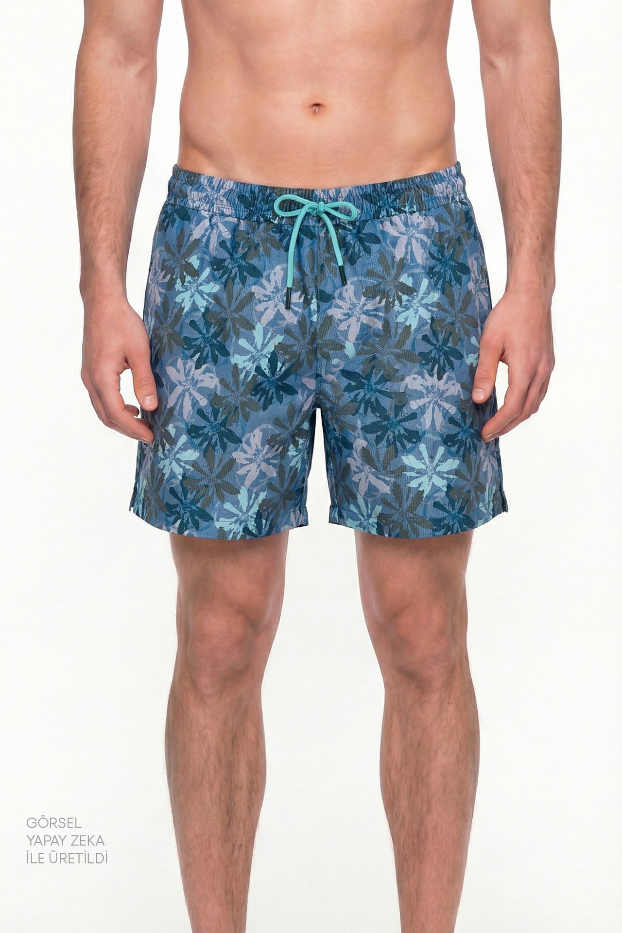 PENTI Men's Calm Floral Sea Shorts 1