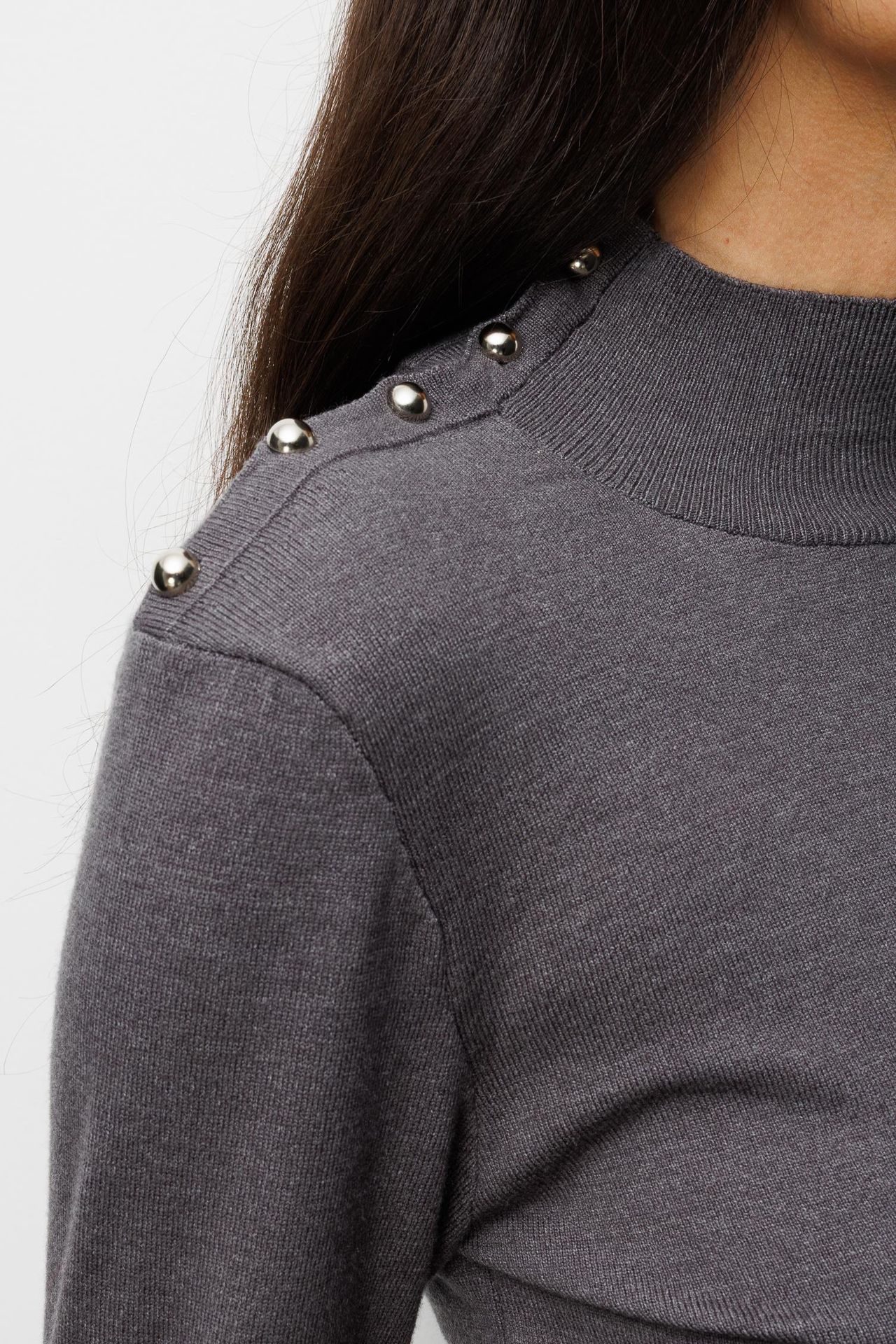 MIXRAY Turtleneck Knit Sweater 4