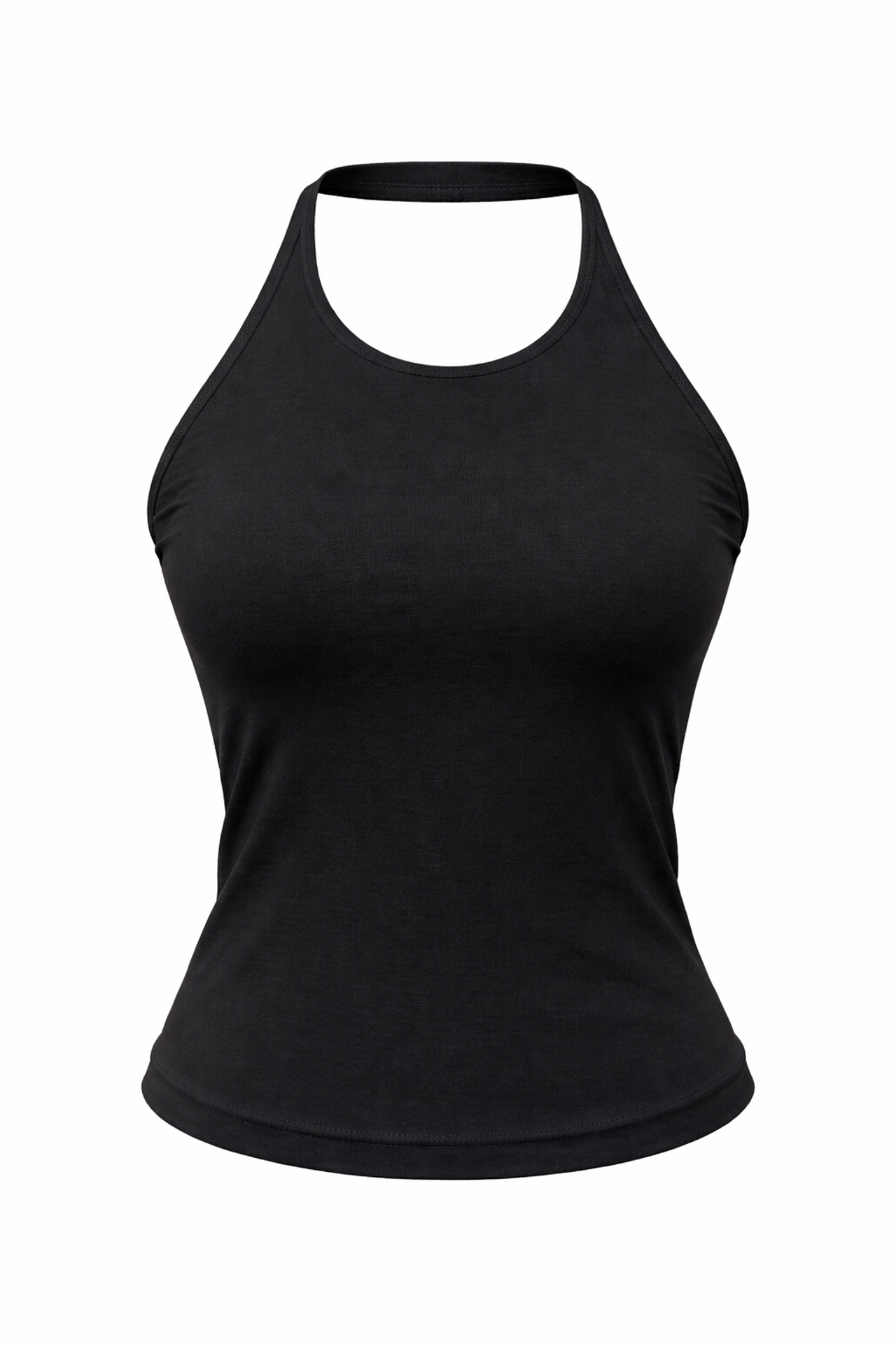 MIXRAY Backless Halterneck Knit Blouse 1
