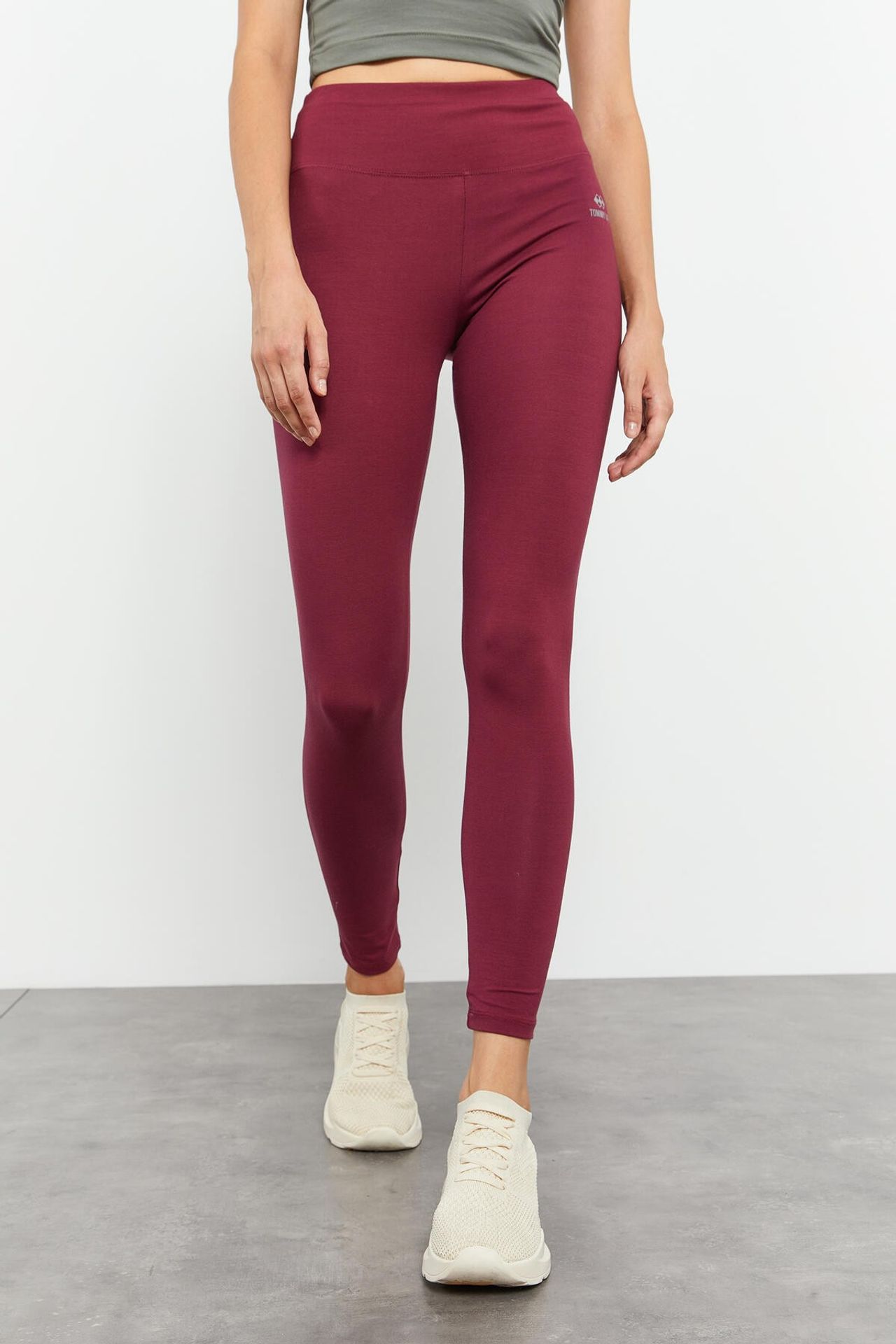 TOMMY High-Waist Cotton Elastane Leggings 2
