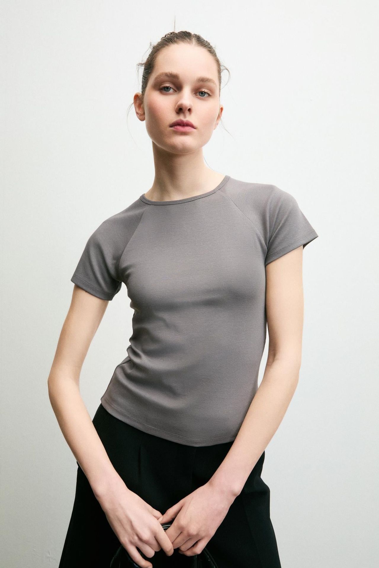 GRIMELANGE Slim Fit Crew Neck T-Shirt 2