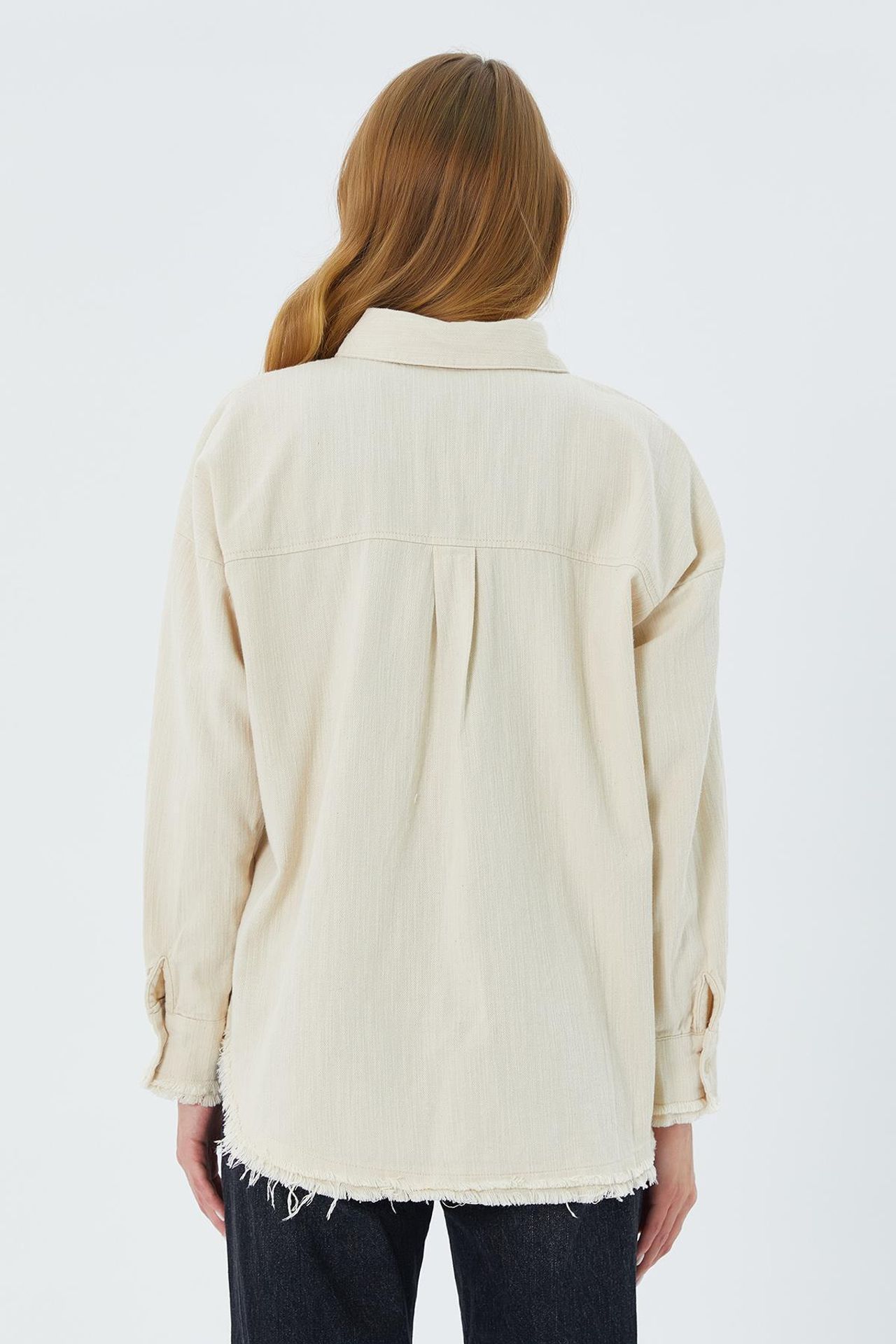 Mixray Oversized Gabardine Shirt 6