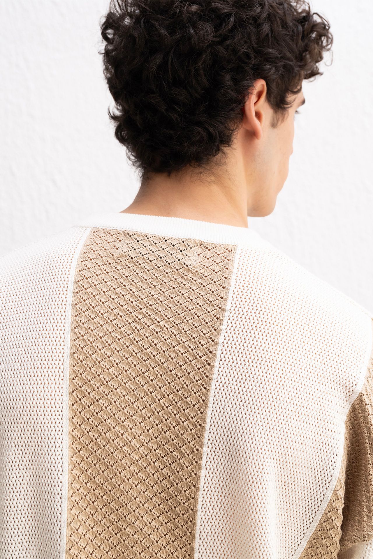 GIESTO Striped Knitwear Crew Neck T-Shirt 5