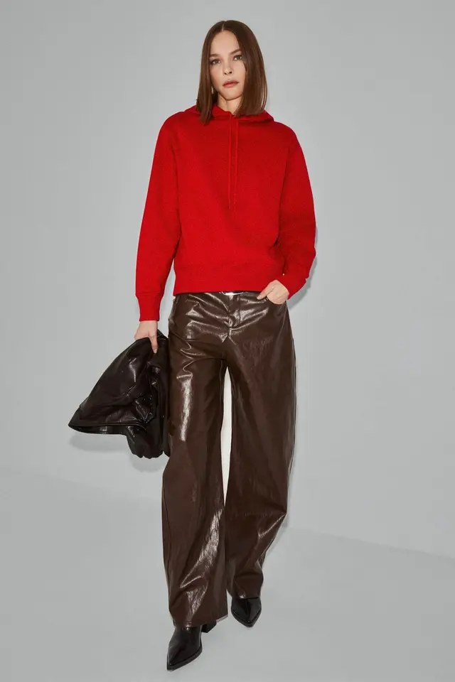 GRIMELANGE Regular Fit Crew Neck Sweatshirt