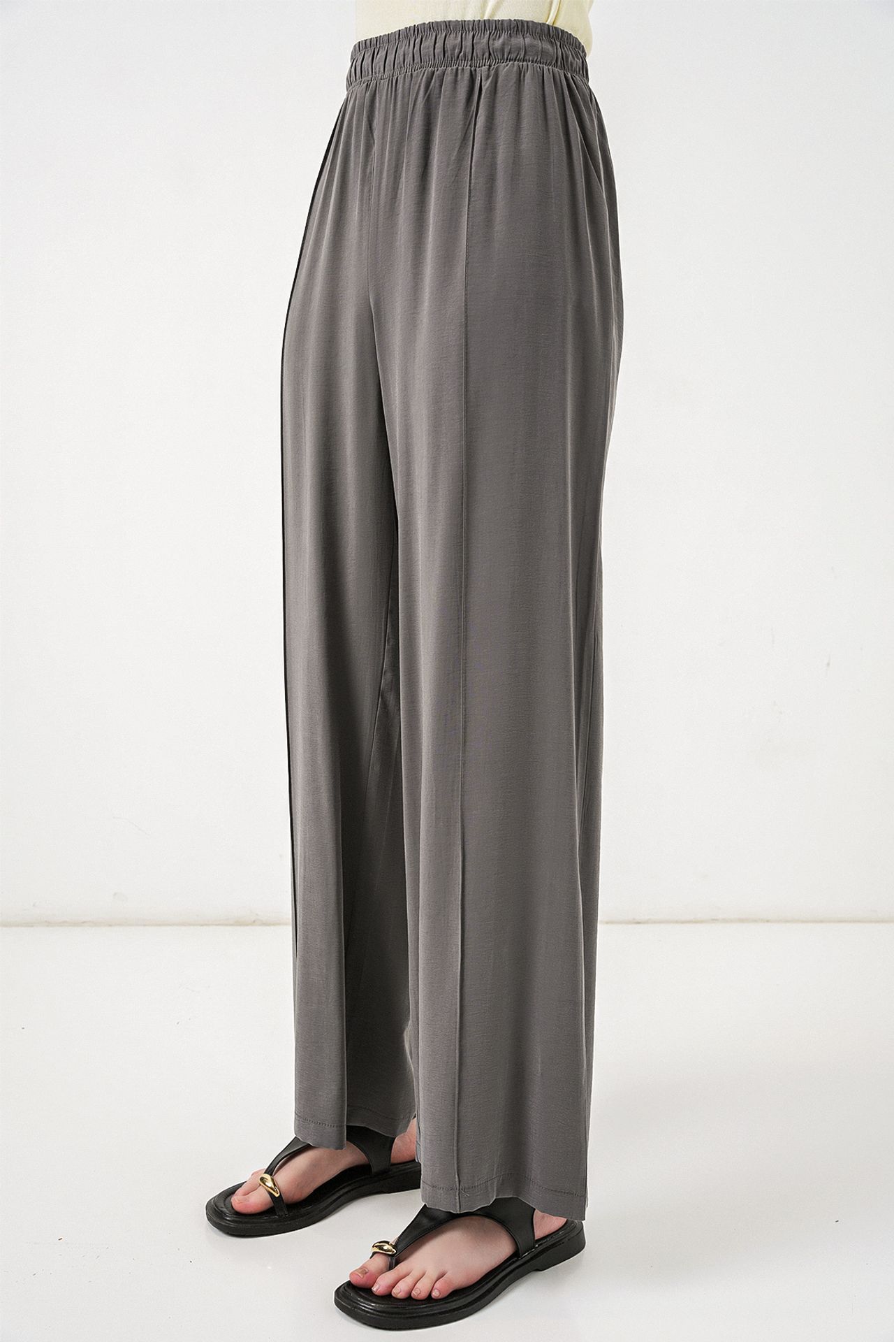BDART Wide Leg Trousers with Elastic Waist 4