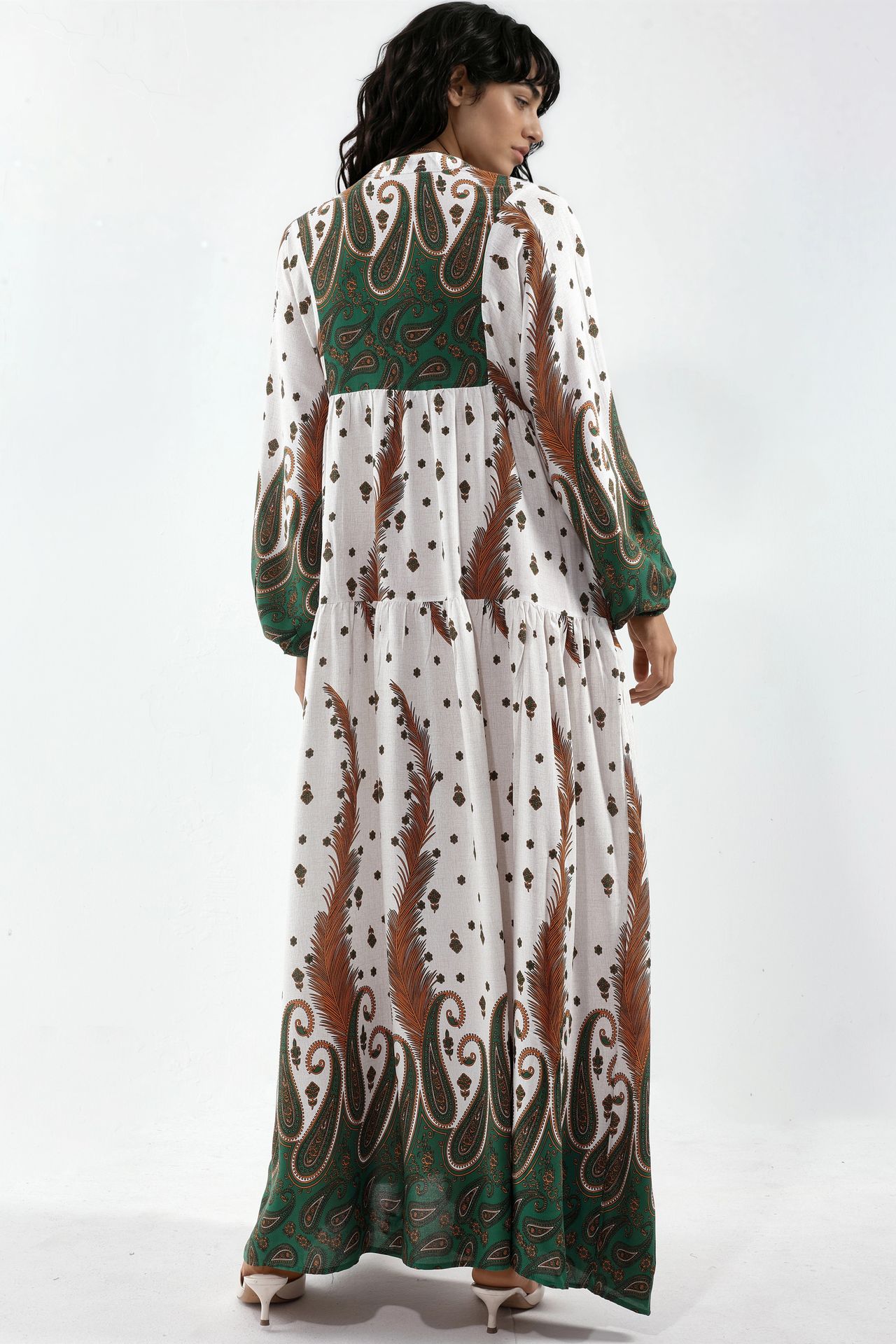 BDART Patterned V-Neck Maxi Dress 3