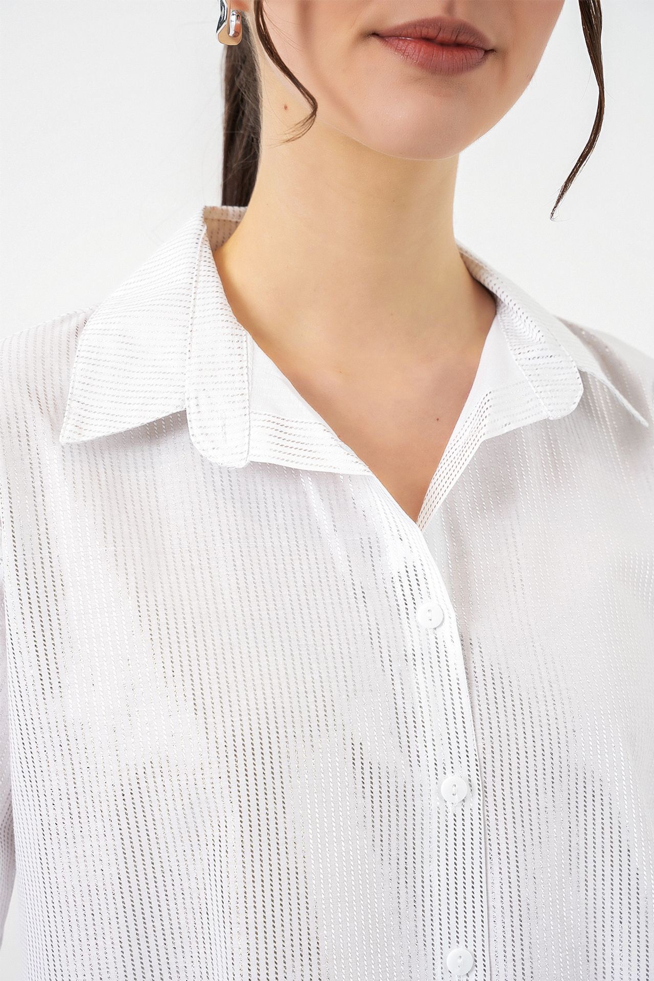 BDART Oversized Abstract Print Button-Front Shirt 4