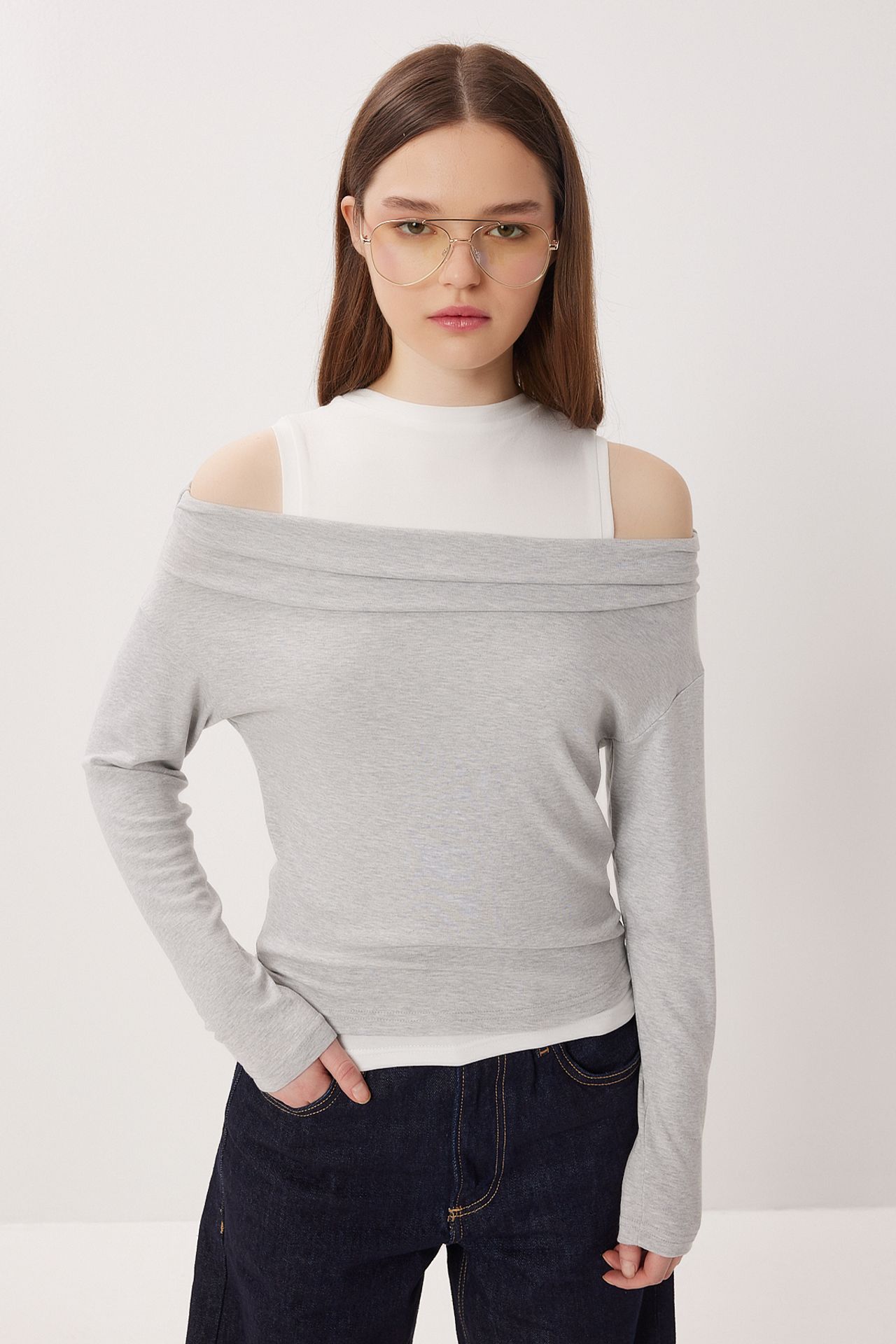 ISTANBUL Cotton Blend Blouse 2