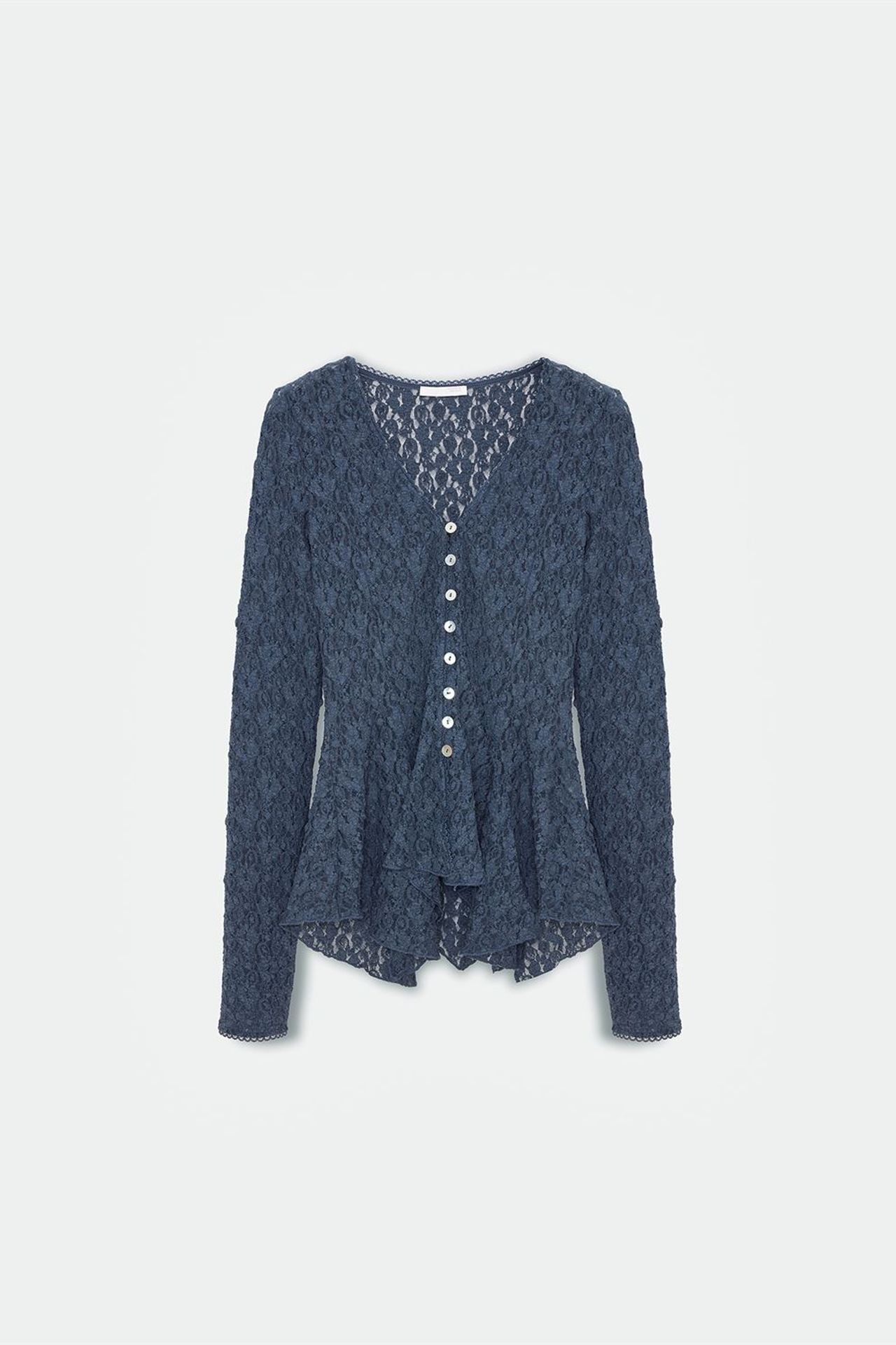 DILVIN Lace V-Neck Button Cardigan 6