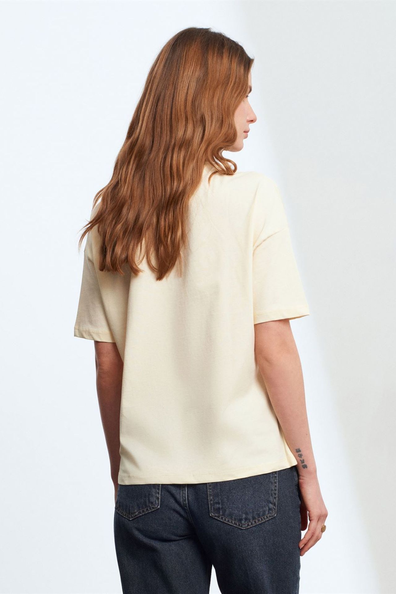 DILVIN Women's Cotton Crew Neck T-Shirt 2