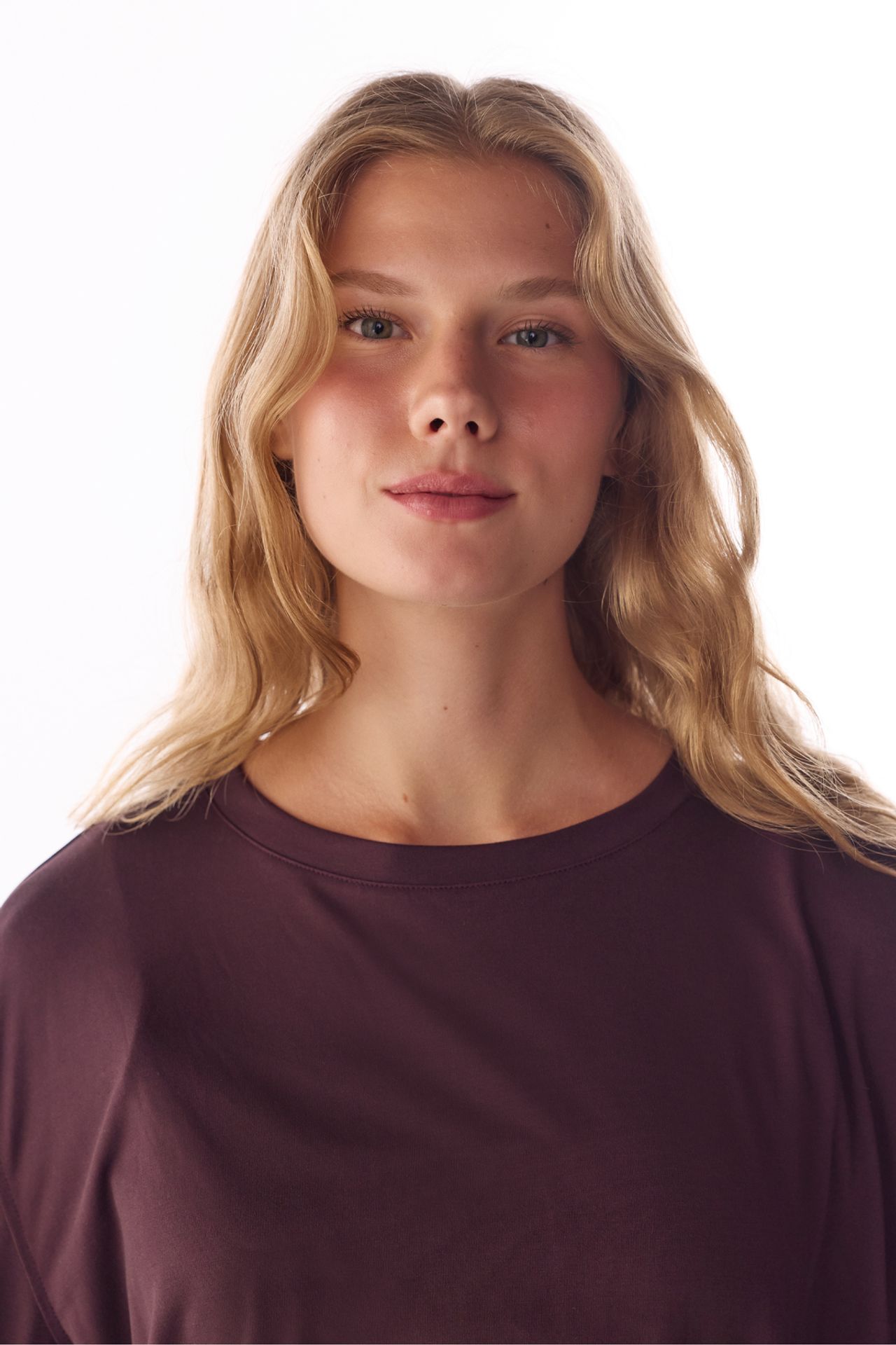PENTI Modal Top With Slit Detail, Long Sleeve 2