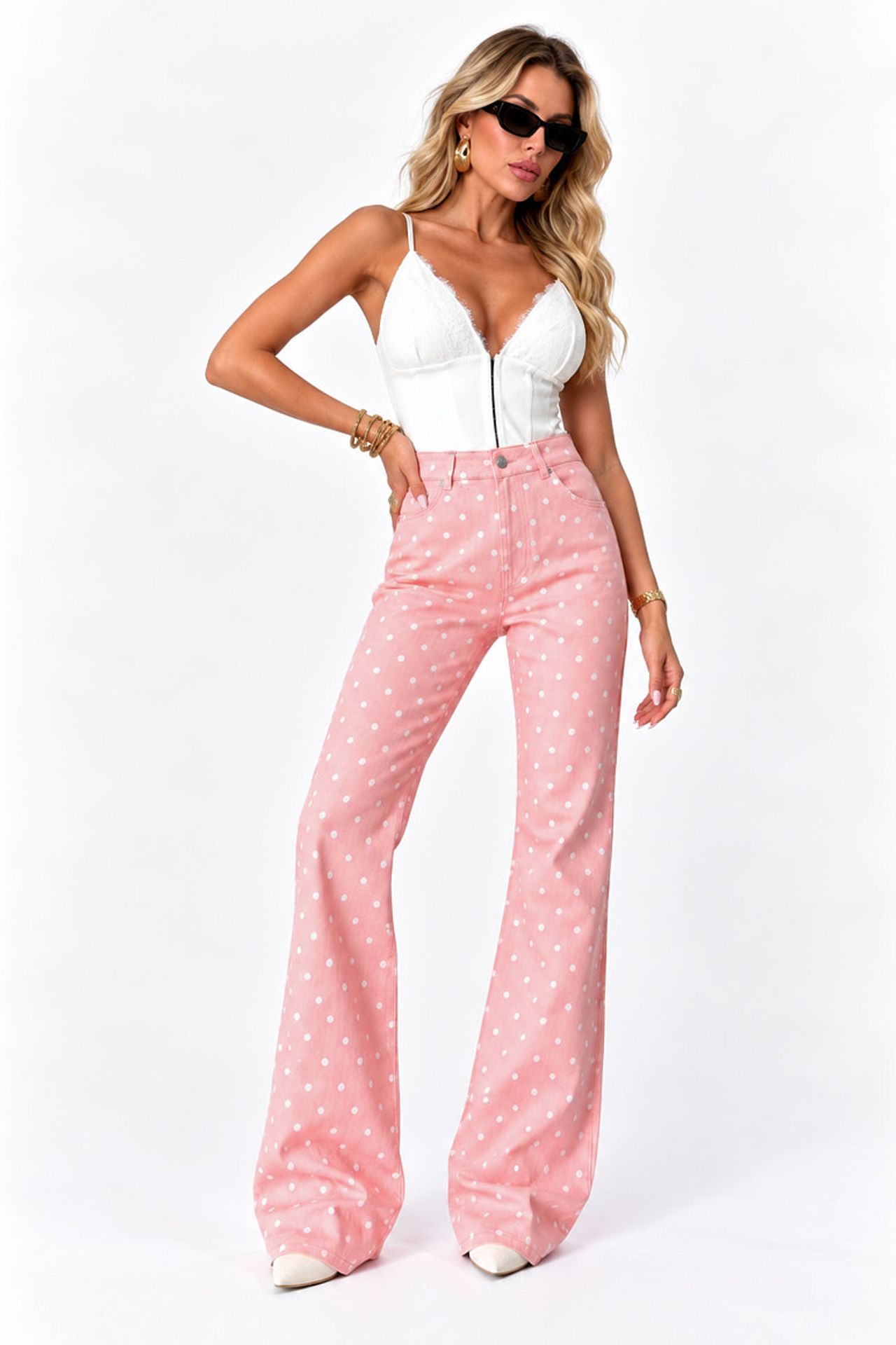 SQUALO Women's Straight-Leg Pants 3