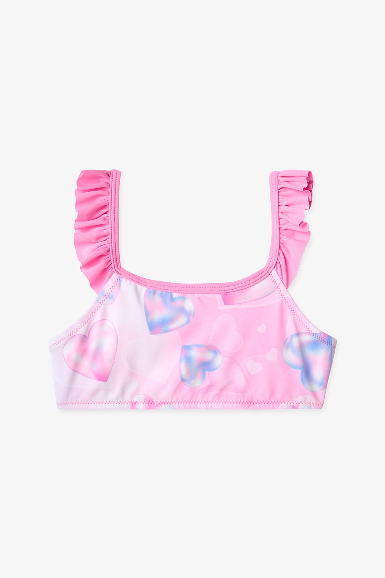 PENTI Girls' Adela Halter Heart Print Bikini Set 2