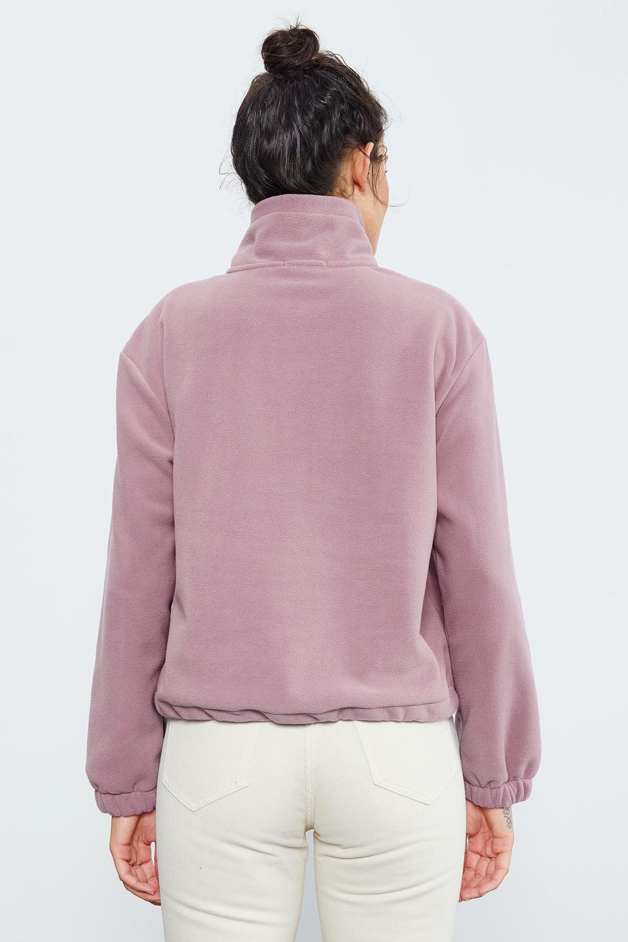 TOMMY Oversized Half-zip Plush Sweatshirt 6
