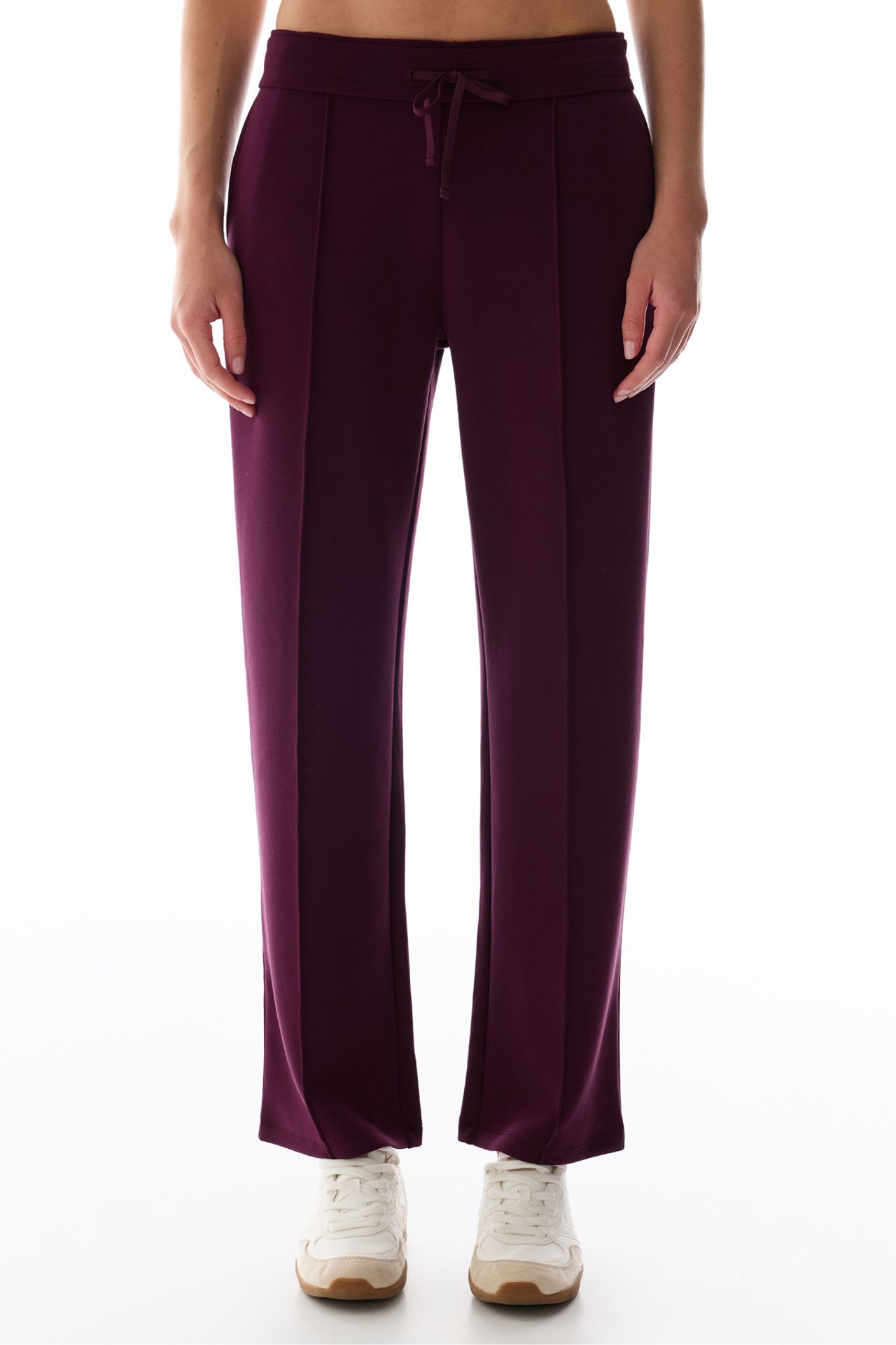 PENTI Women's Modal Straight-Leg Pants High 2