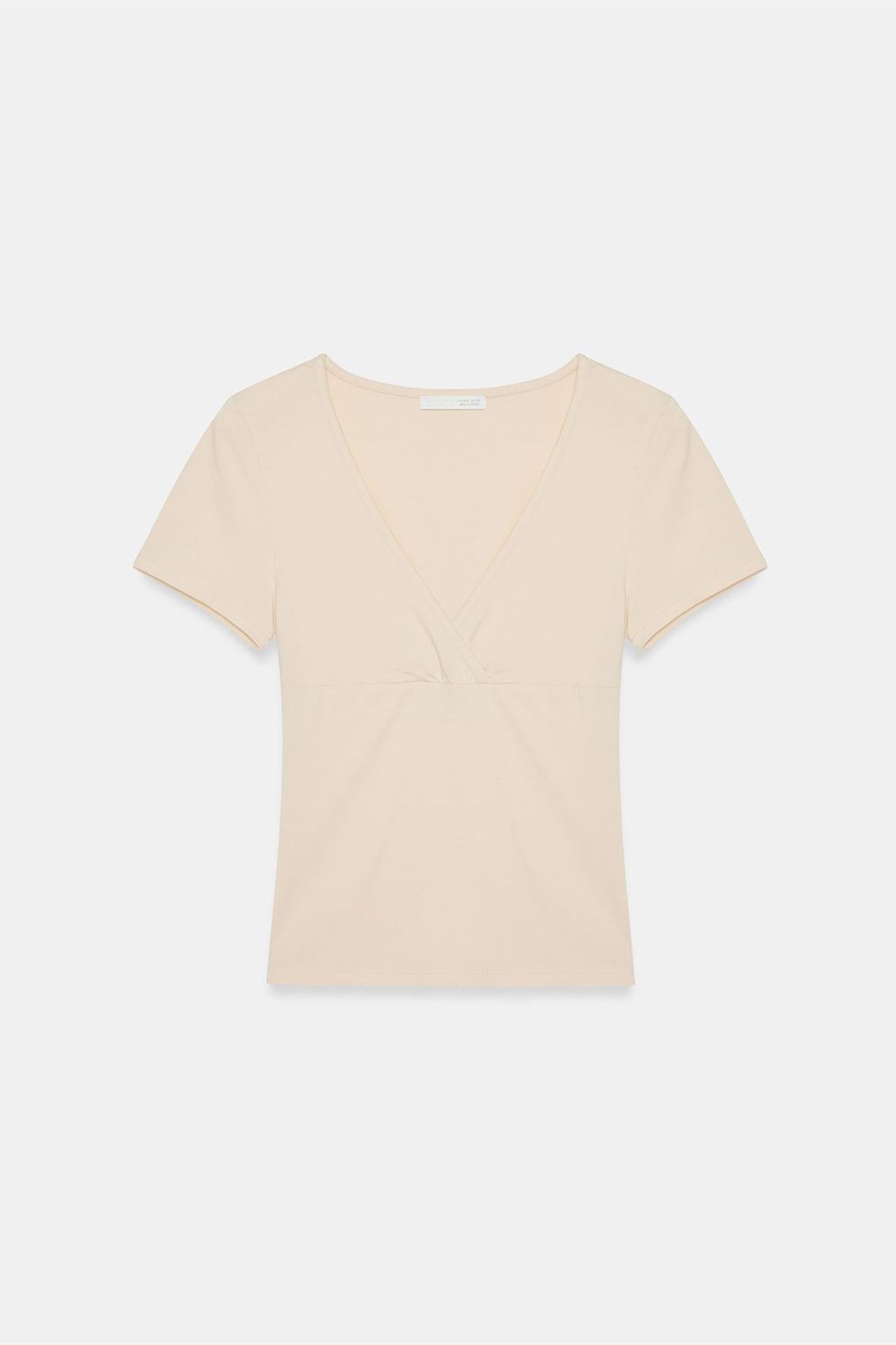 DILVIN Fitted V-Neck Short-Sleeve T-Shirt 5