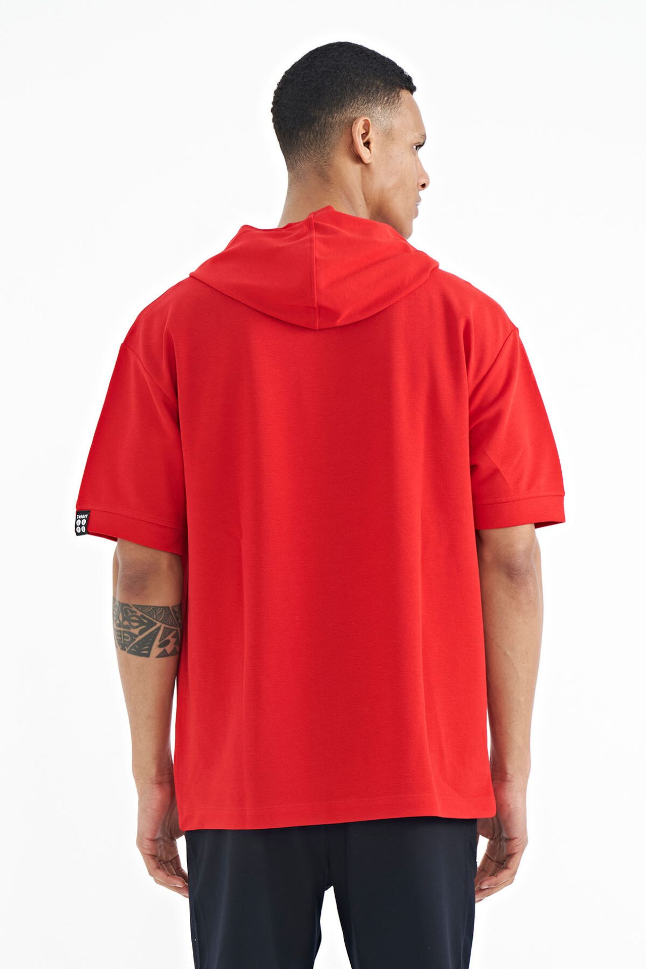TOMMY Oversized Hooded Short-sleeve T-shirt 6