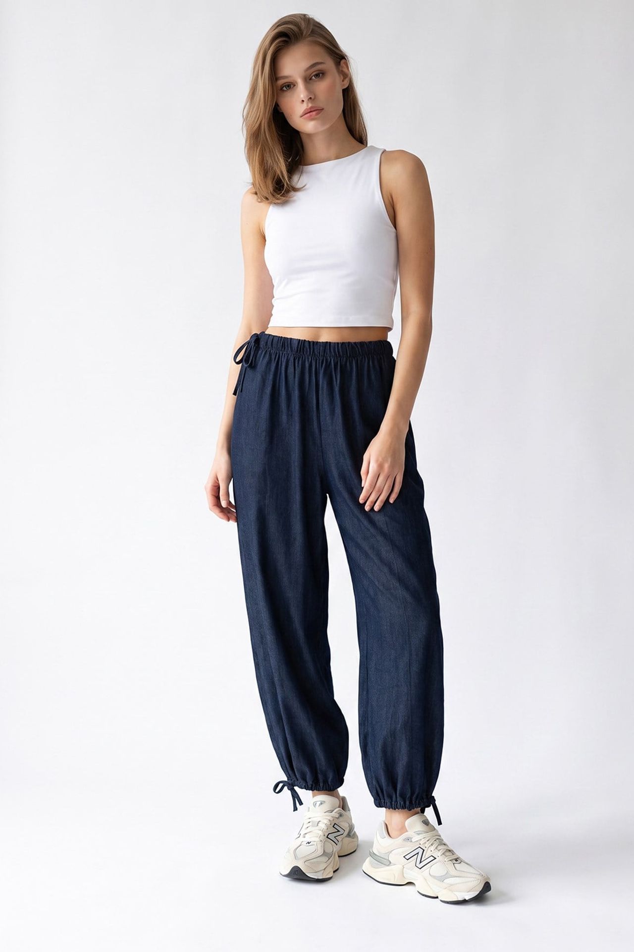 MIXRAY Tencel Straight-Leg Pants 4