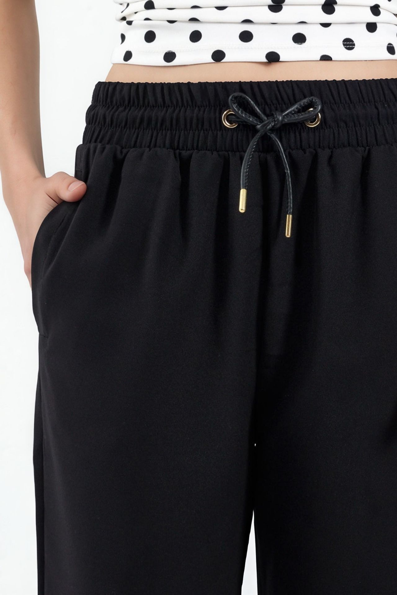 BDART Drawstring Elastic Waist Skinny Leg Sweatpants 4