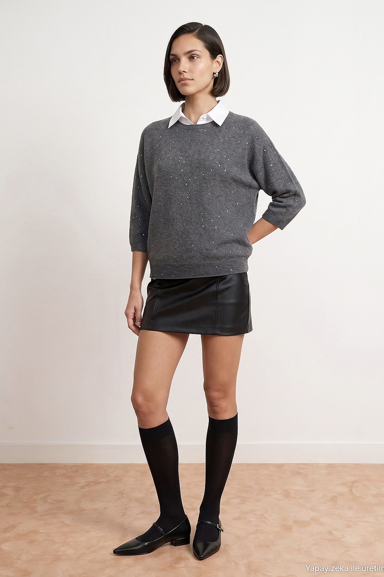 DILVIN Women's Knit Sweater 4