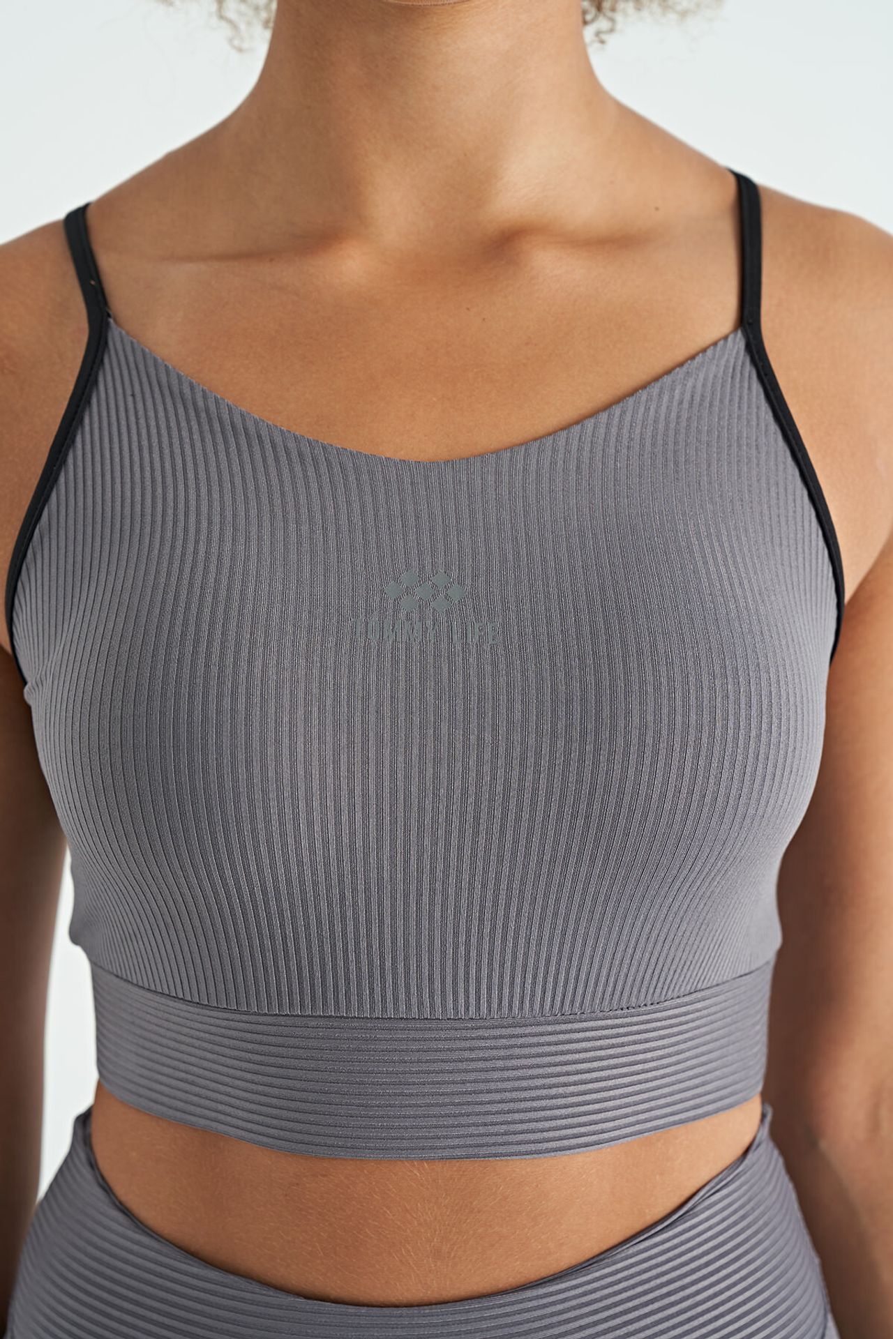 TOMMY Fitted Sleeveless Crop Sports Top 5
