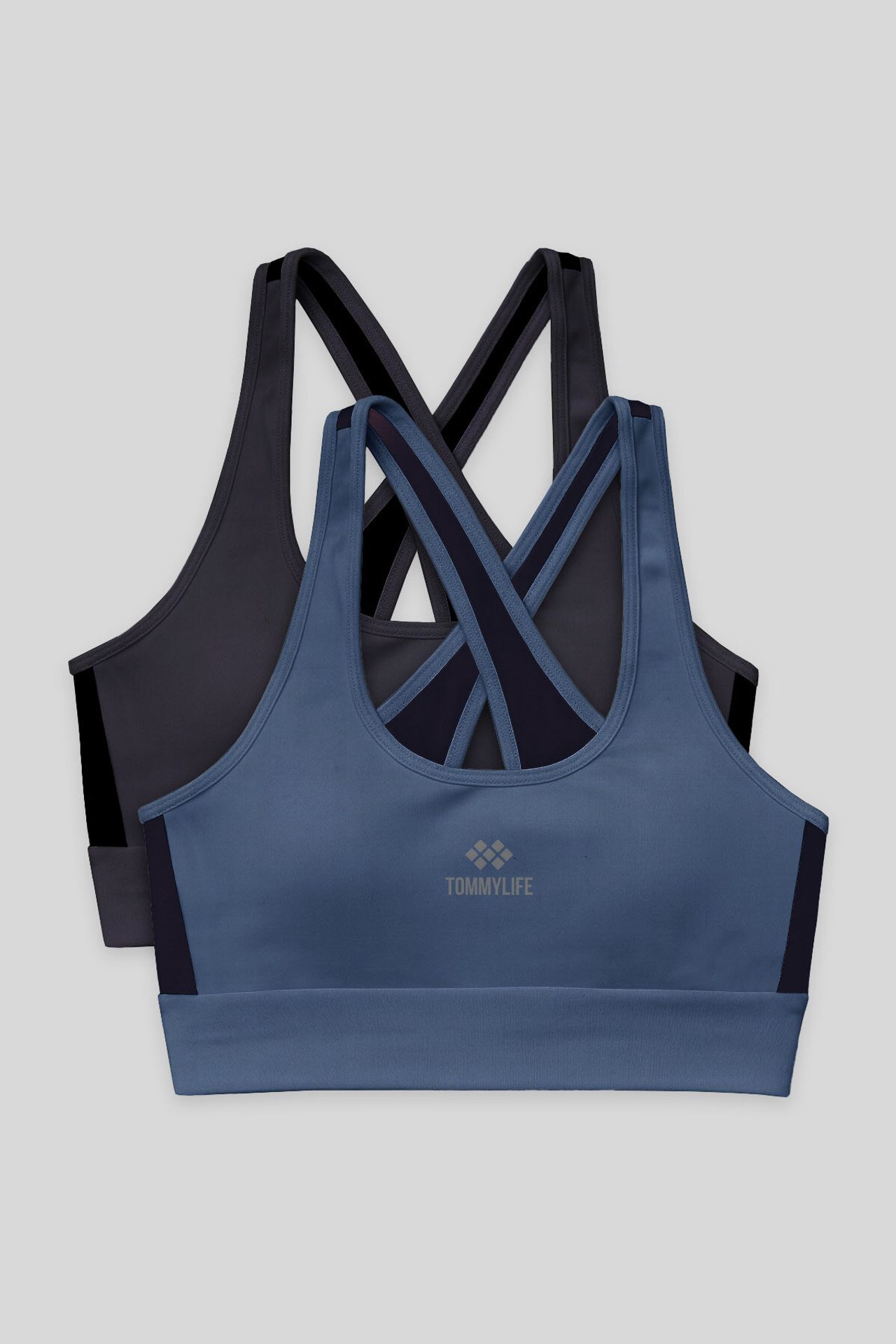 TOMMY Fitted Sleeveless Crop Sports Top 1