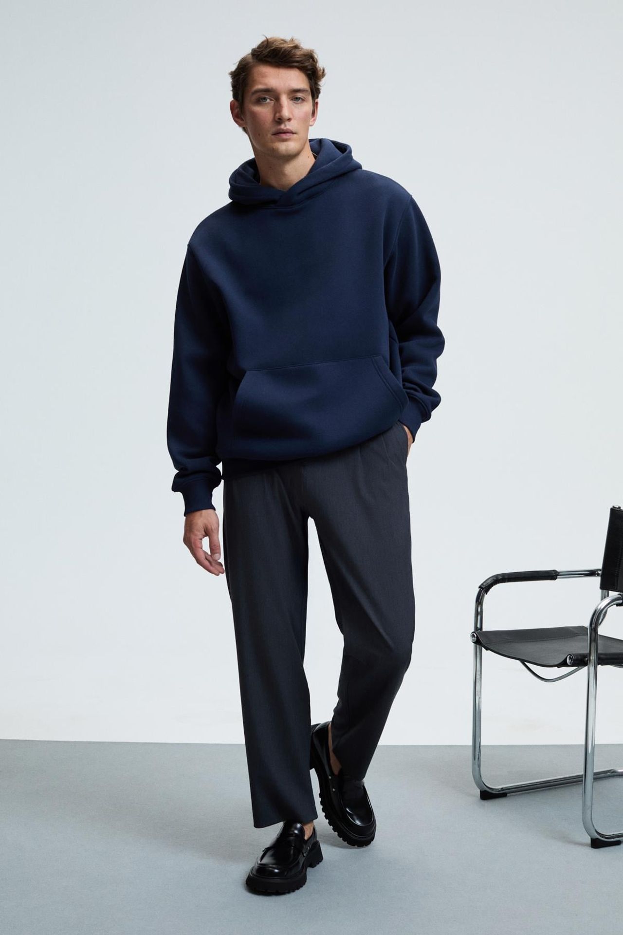 GRIMELANGE Geniş Kesimli Kapüşonlu Cepli Sweatshirt 2